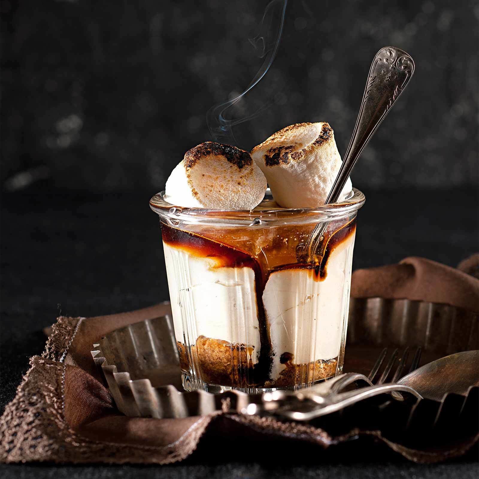 Mousse au café et marshmallows