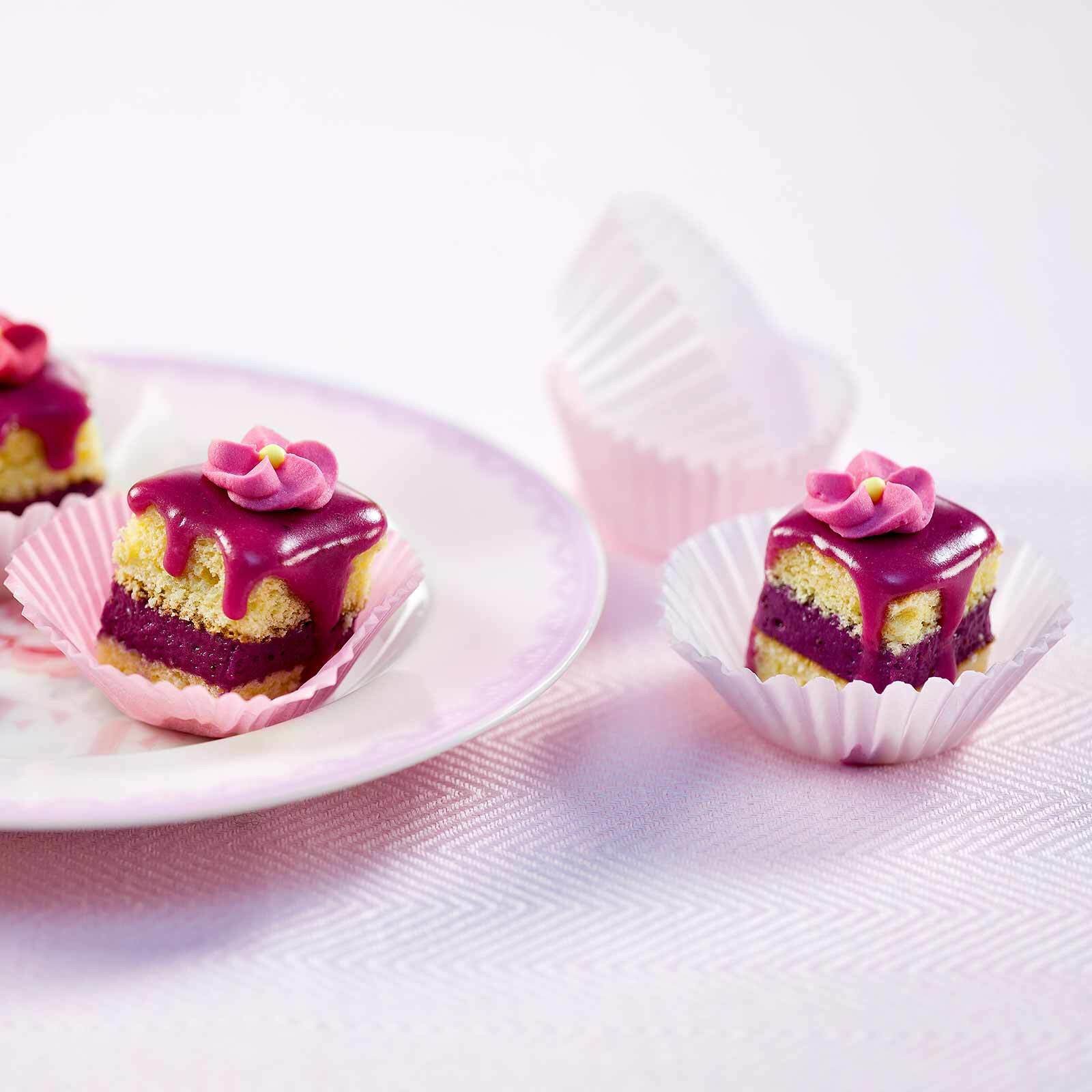 Heidelbeer-Petit-Fours