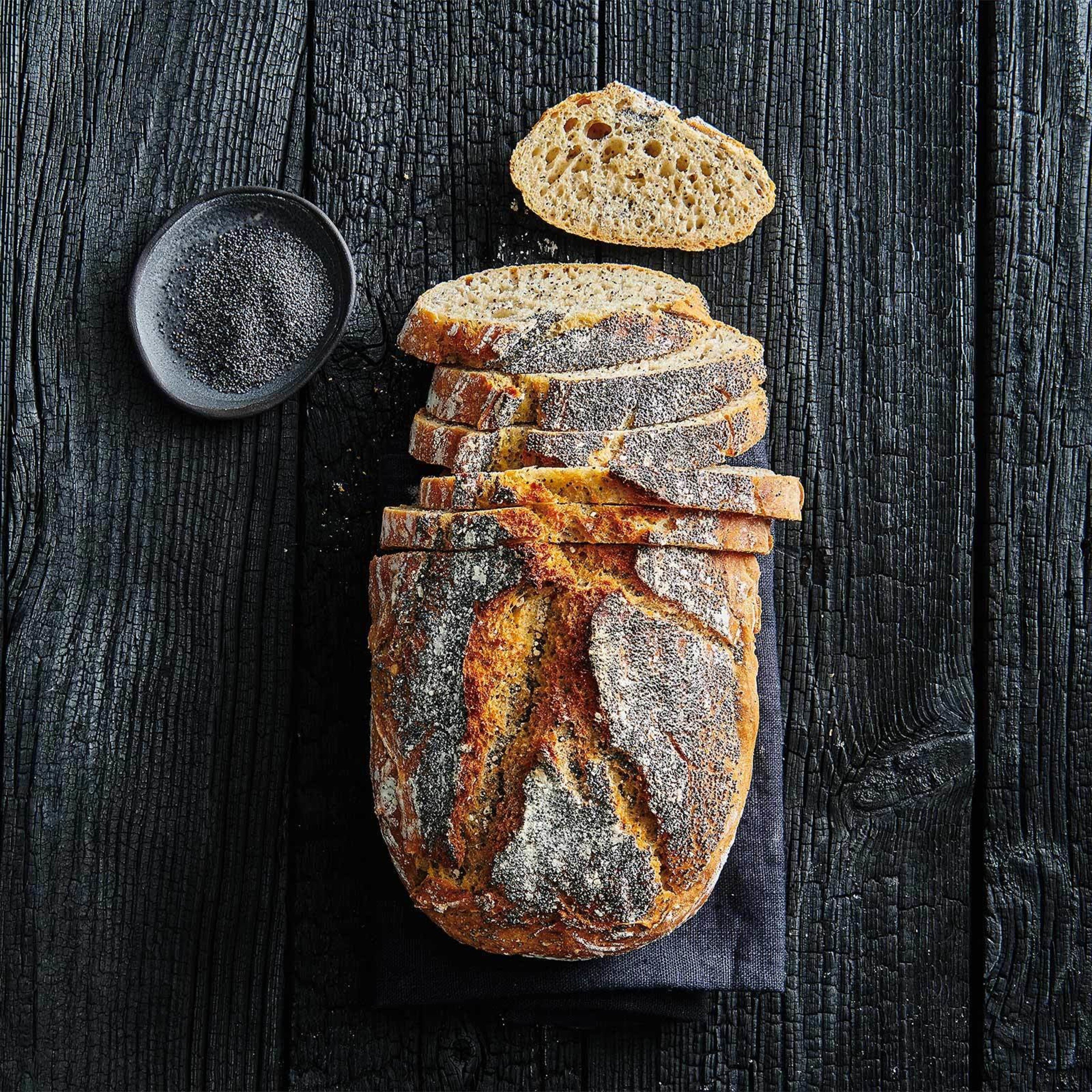 Dinkelbrot mit Mohn