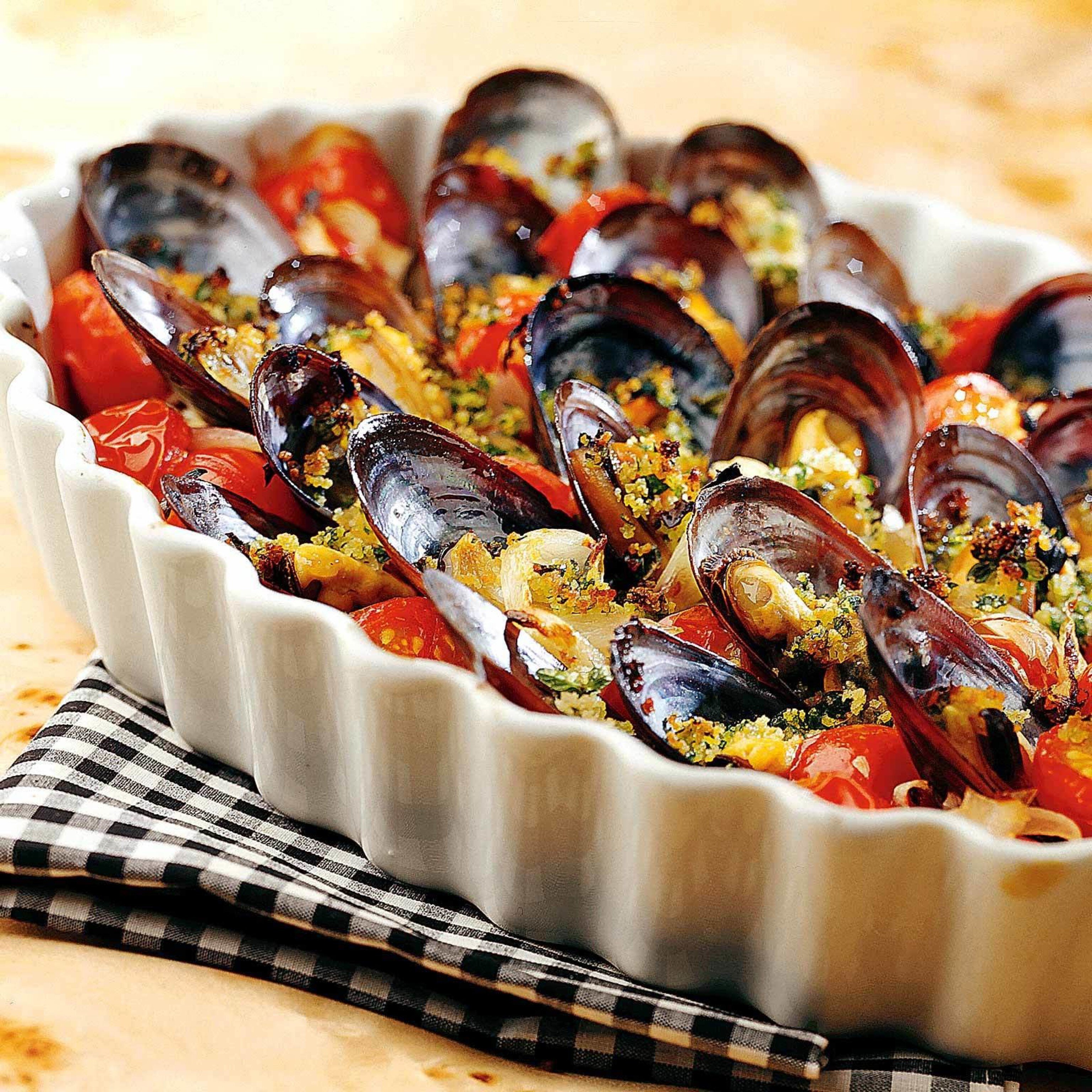Gratinierte Moules