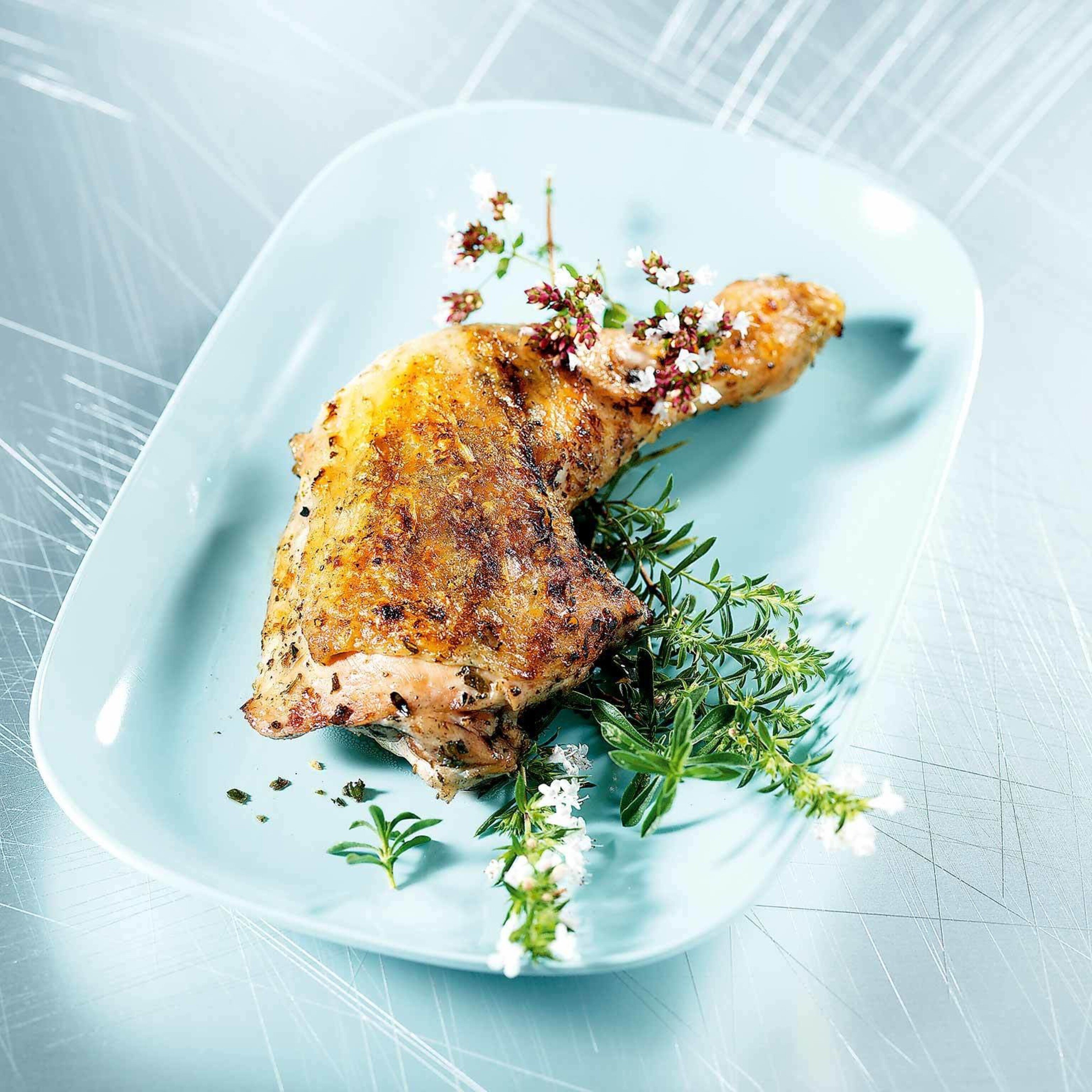Cuisses de poulet marinées