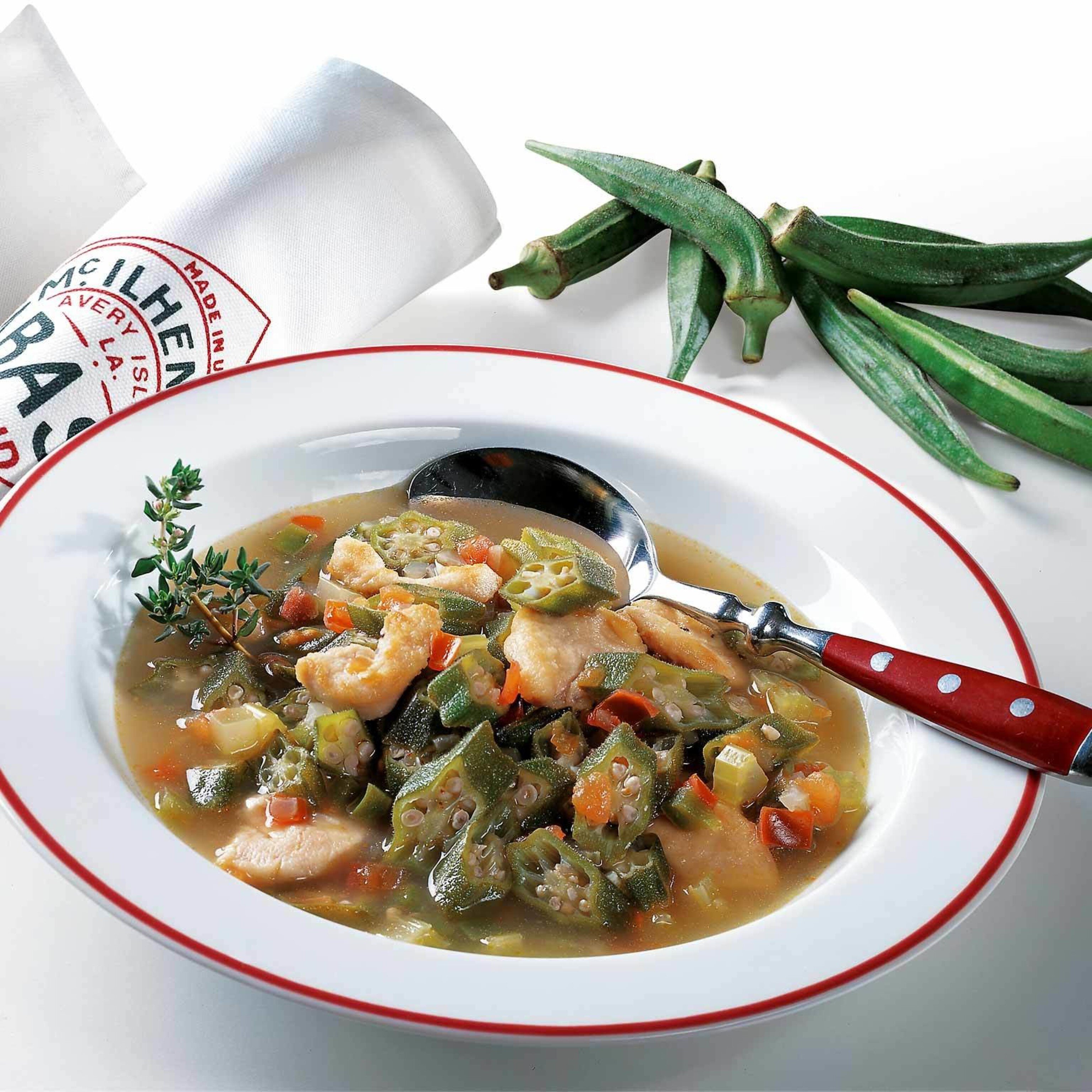 Gumbo de poulet aux okras