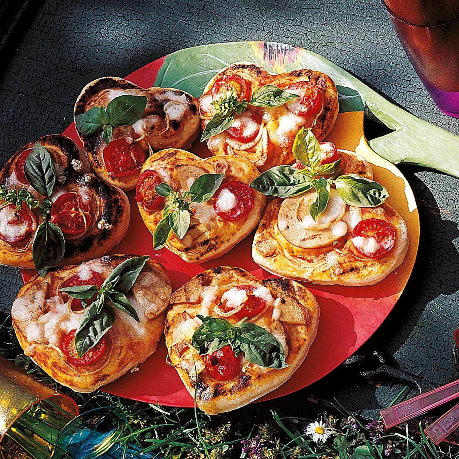 Pizza-Herzli