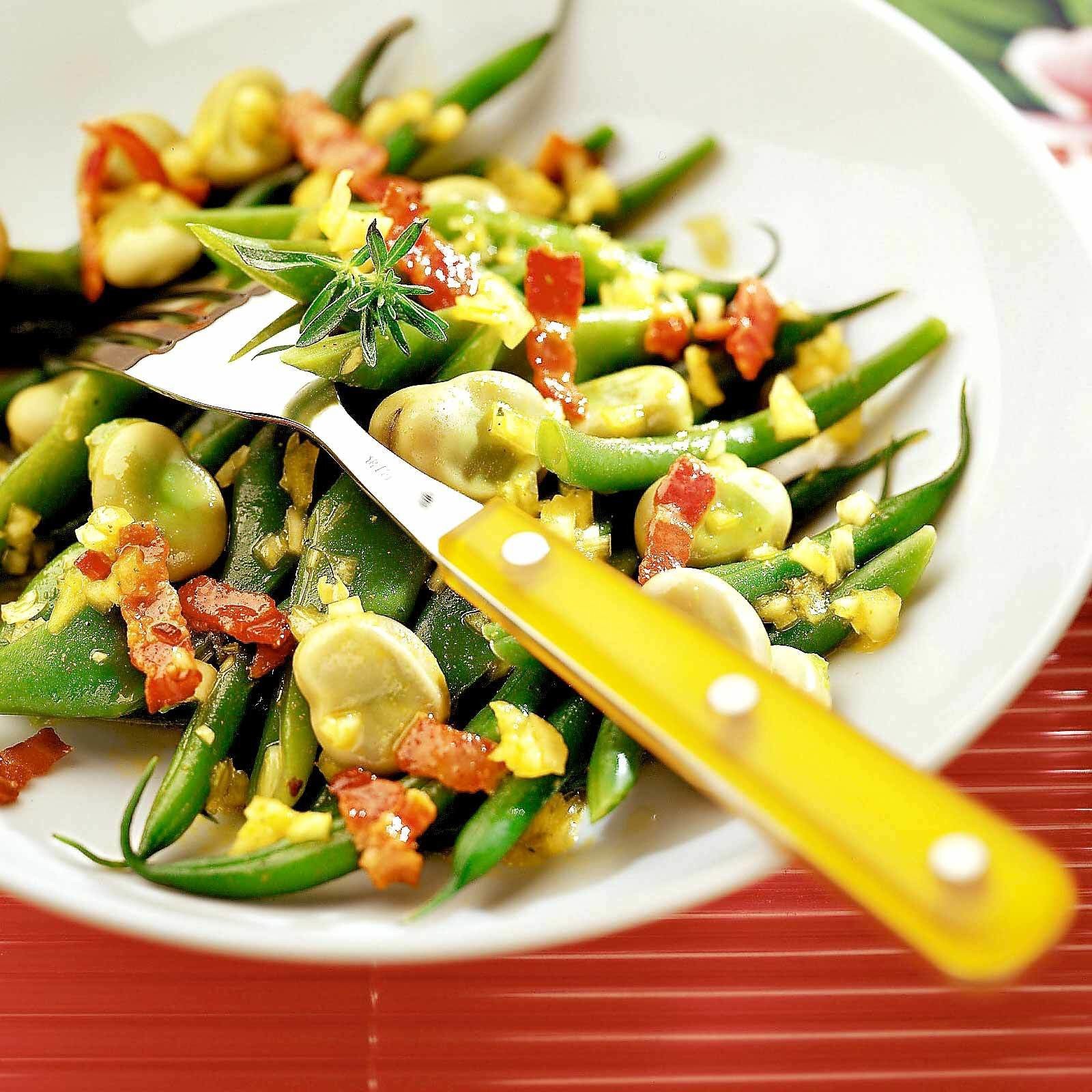 Gemischter Bohnensalat