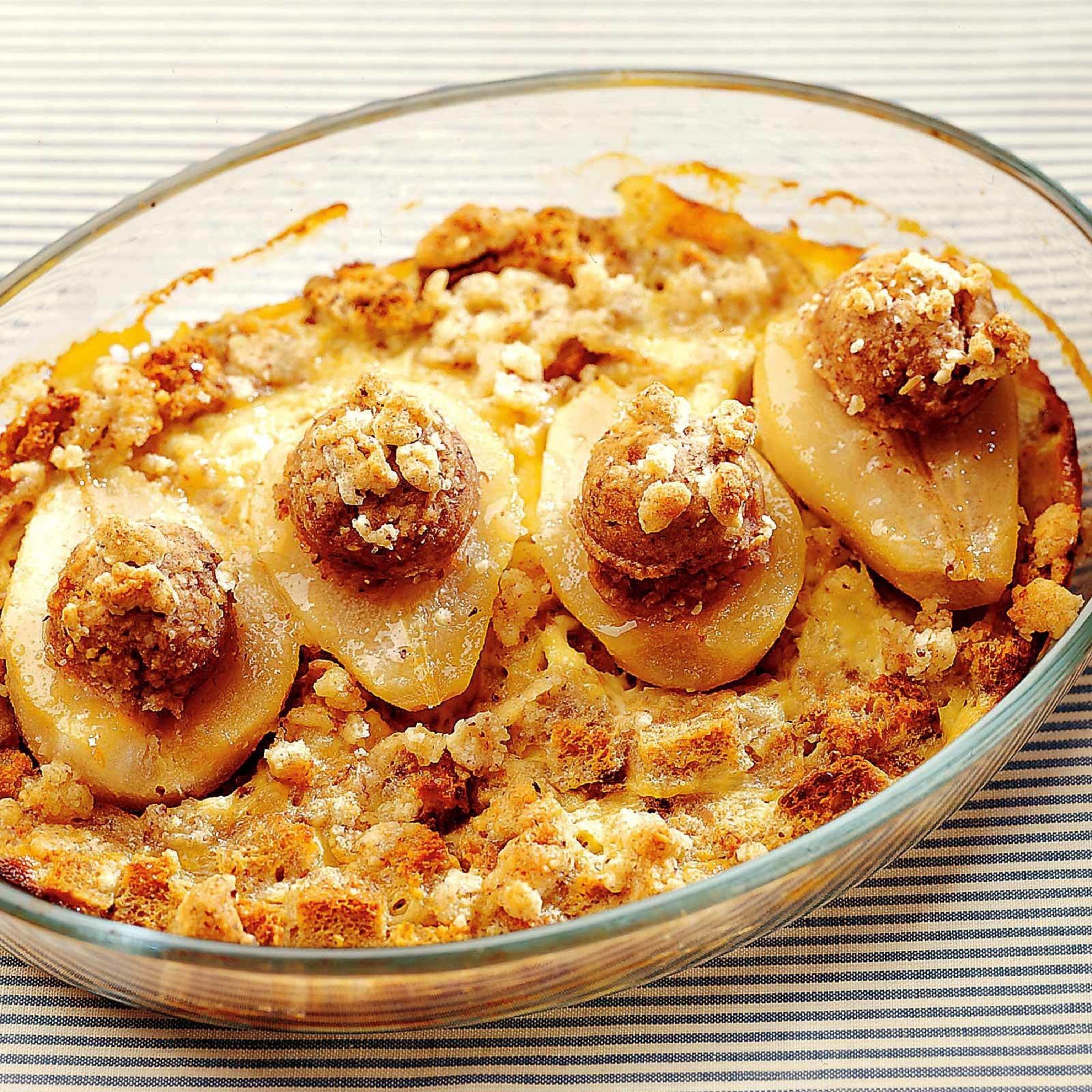 Kastanien-Birnen-Gratin