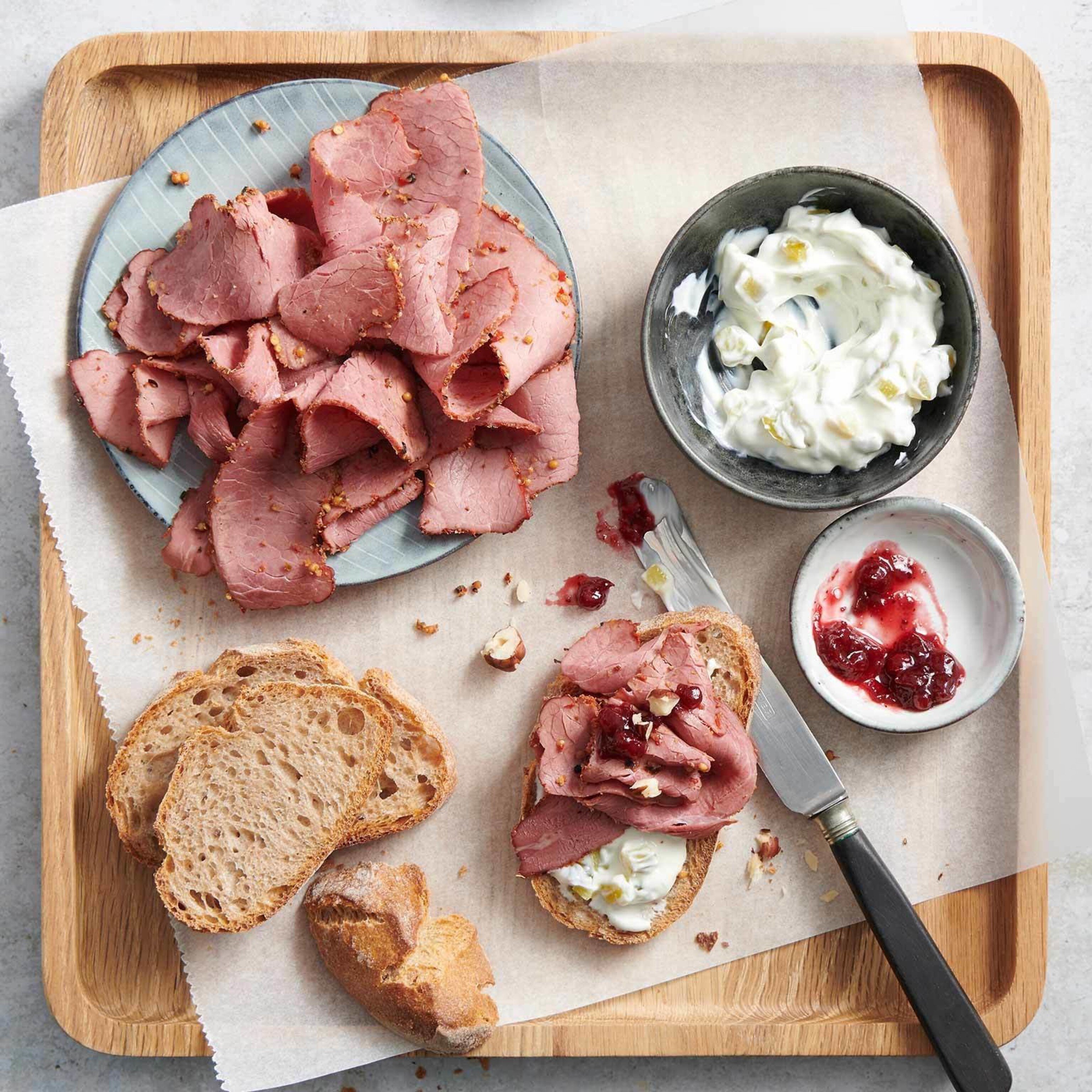 Pastrami-Brote