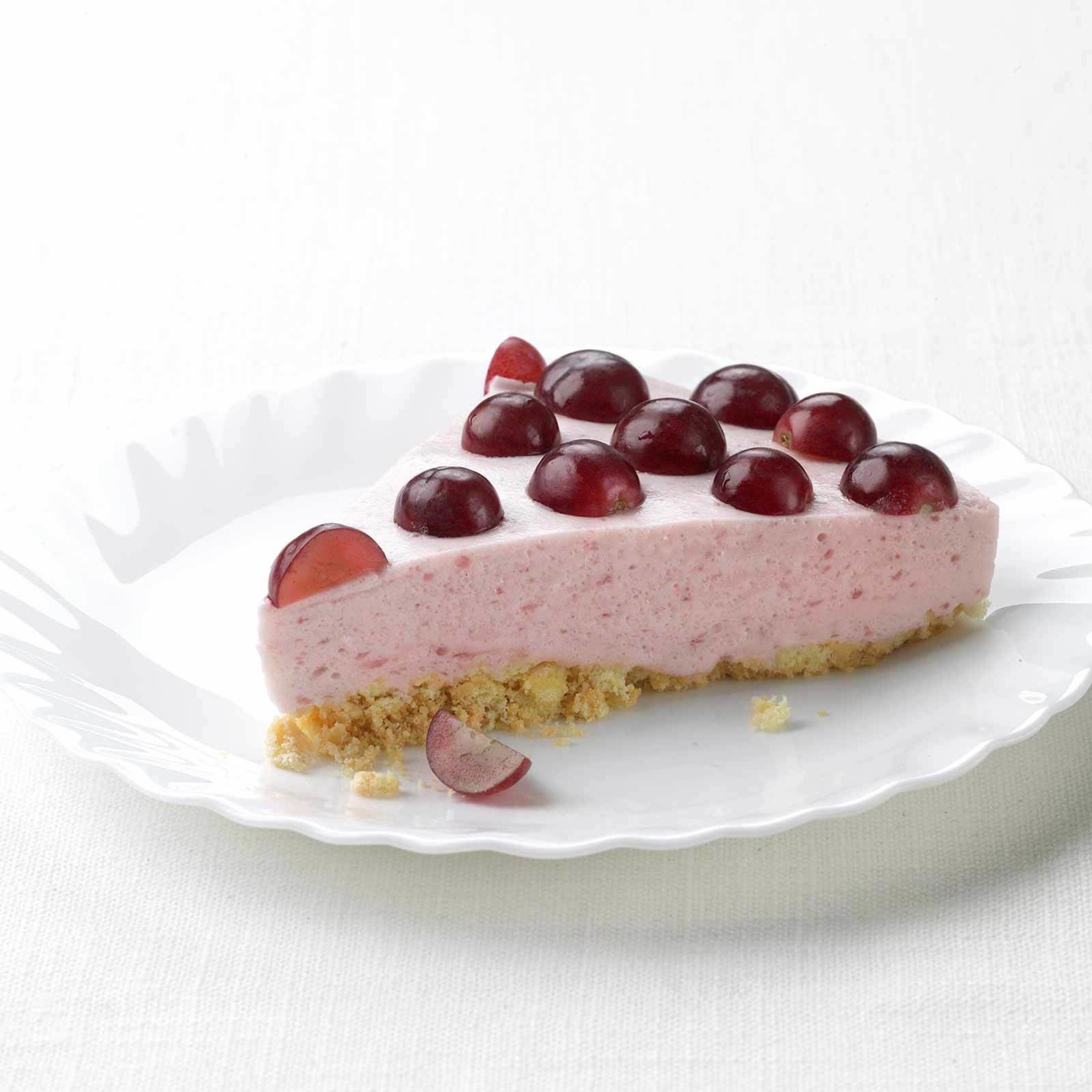 Tourte à la mousse de raisin