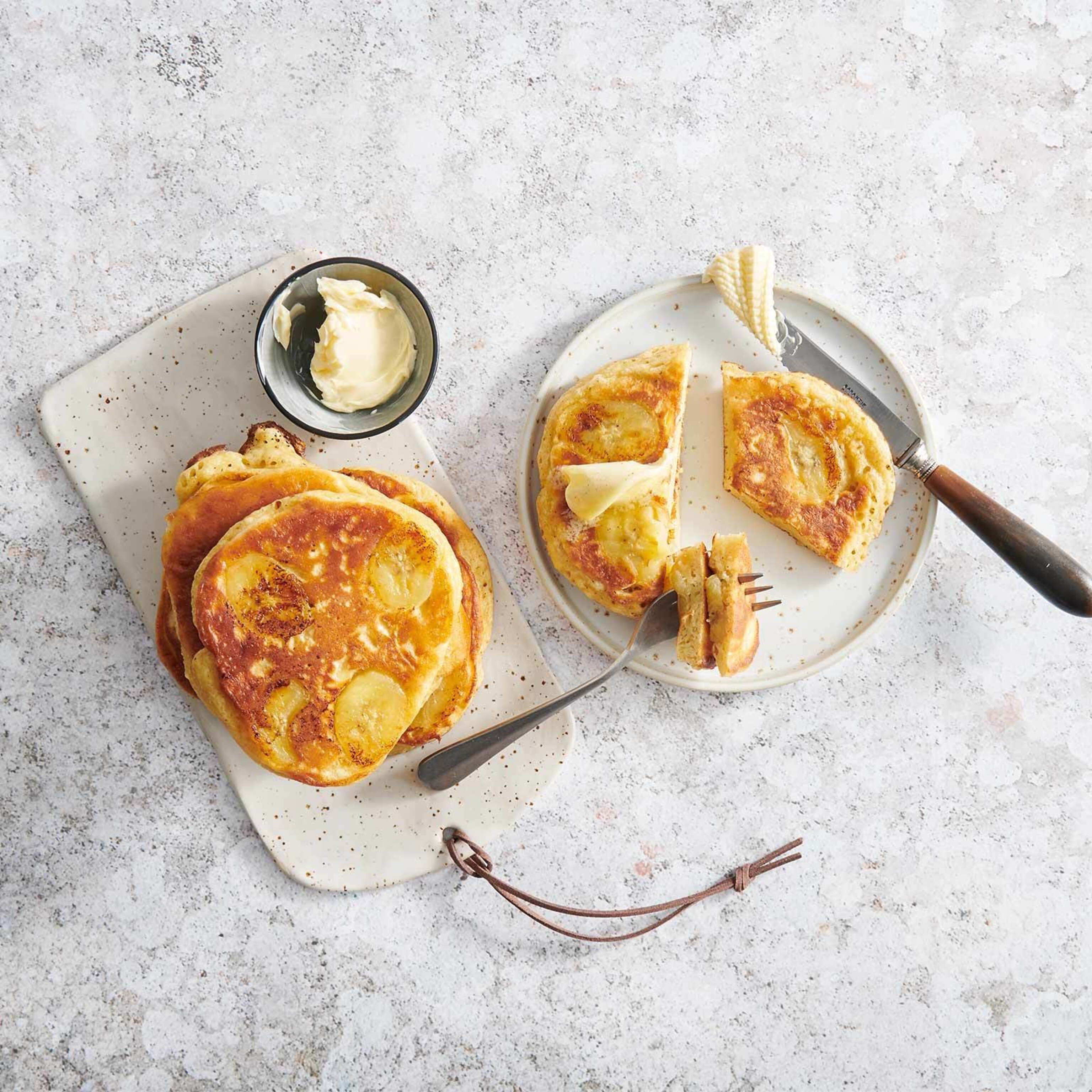 Bananen-Pancakes