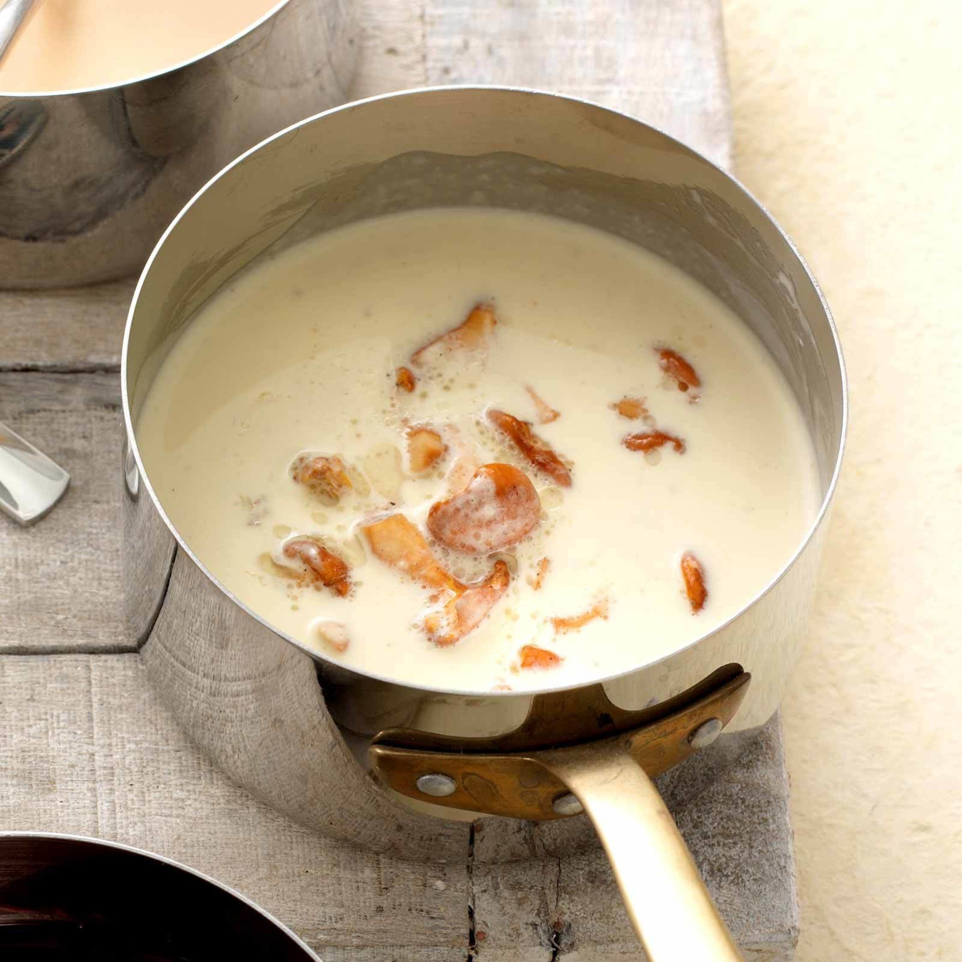 Rahmsauce mit Eierschwämmen