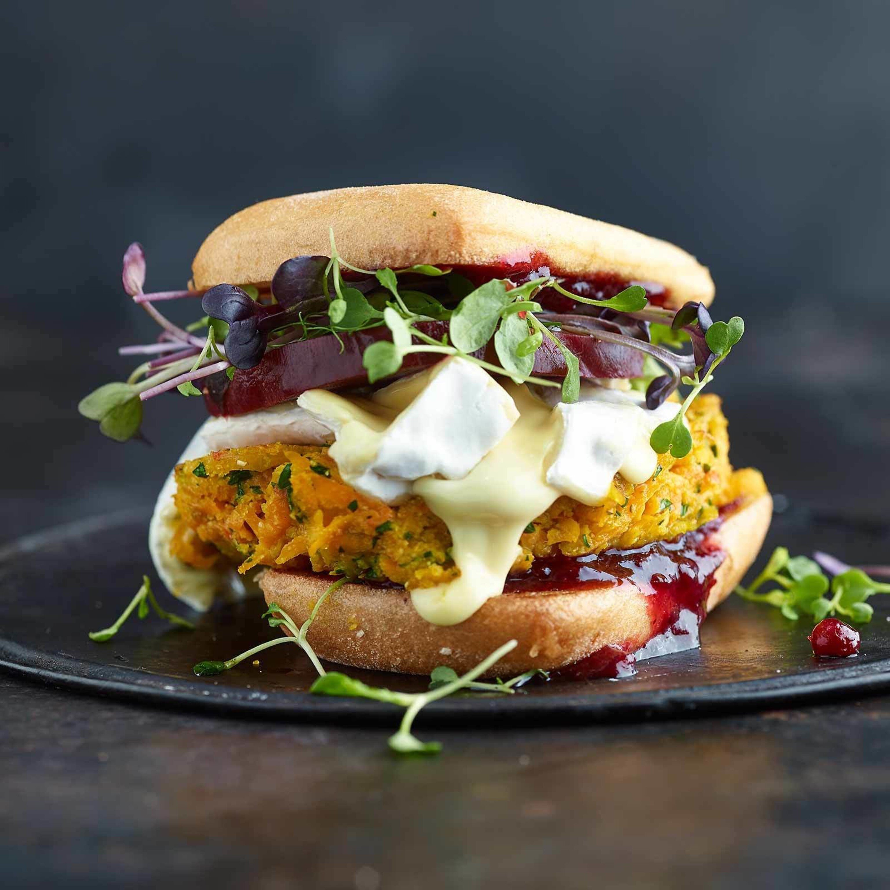 Cheese-burger à la courge sans gluten