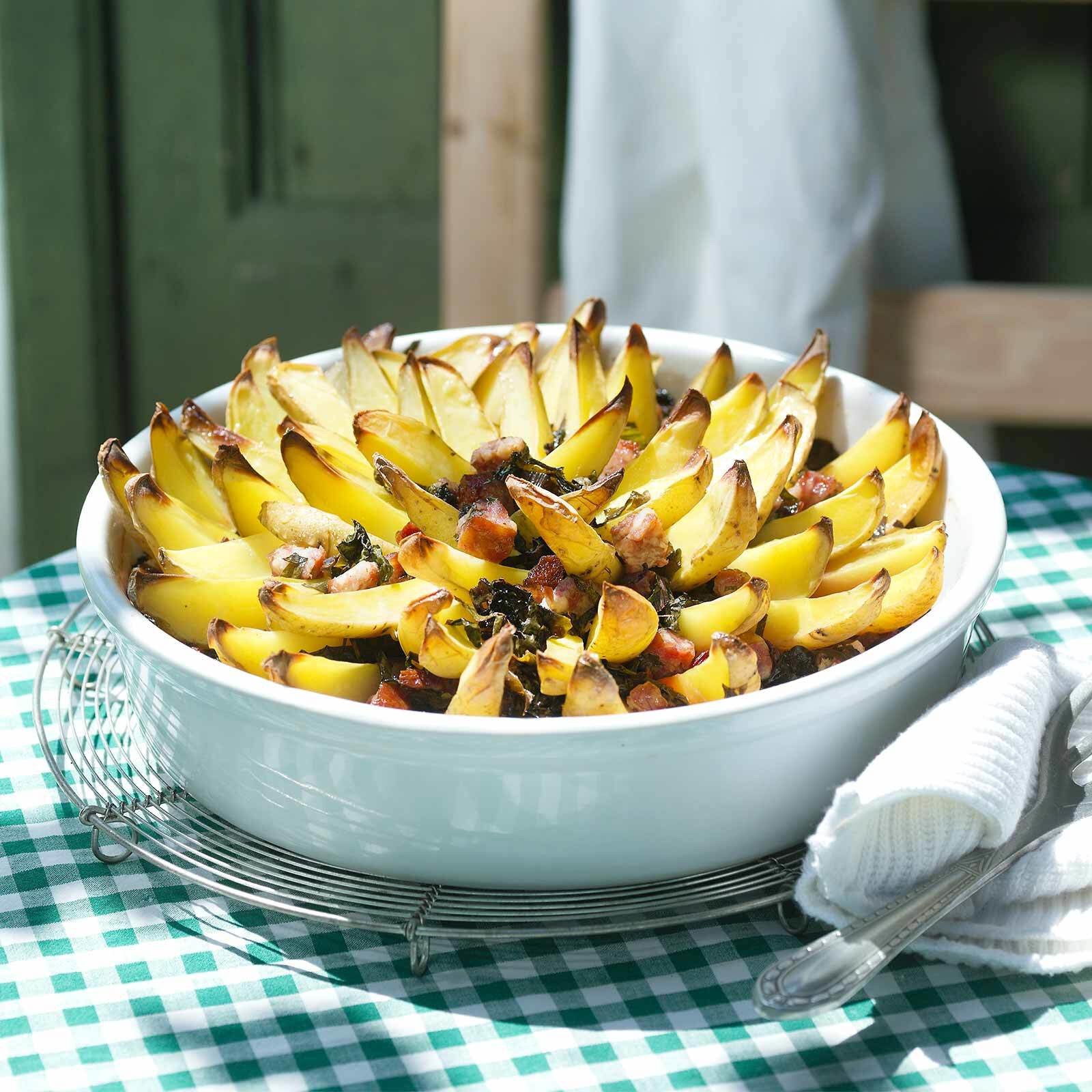 Pommes de terre et saucisson