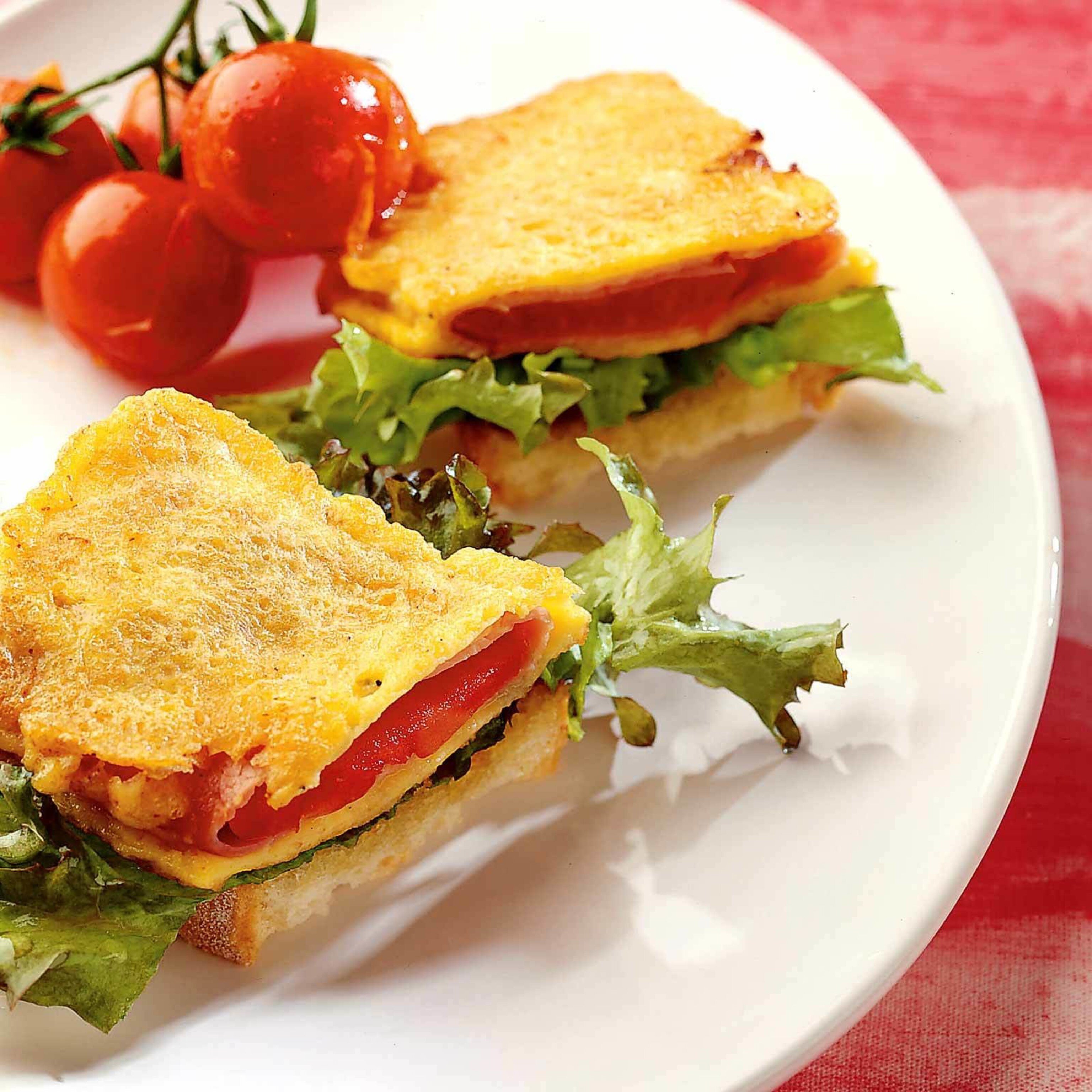 Tomaten-Piccata auf Sommer-Toast