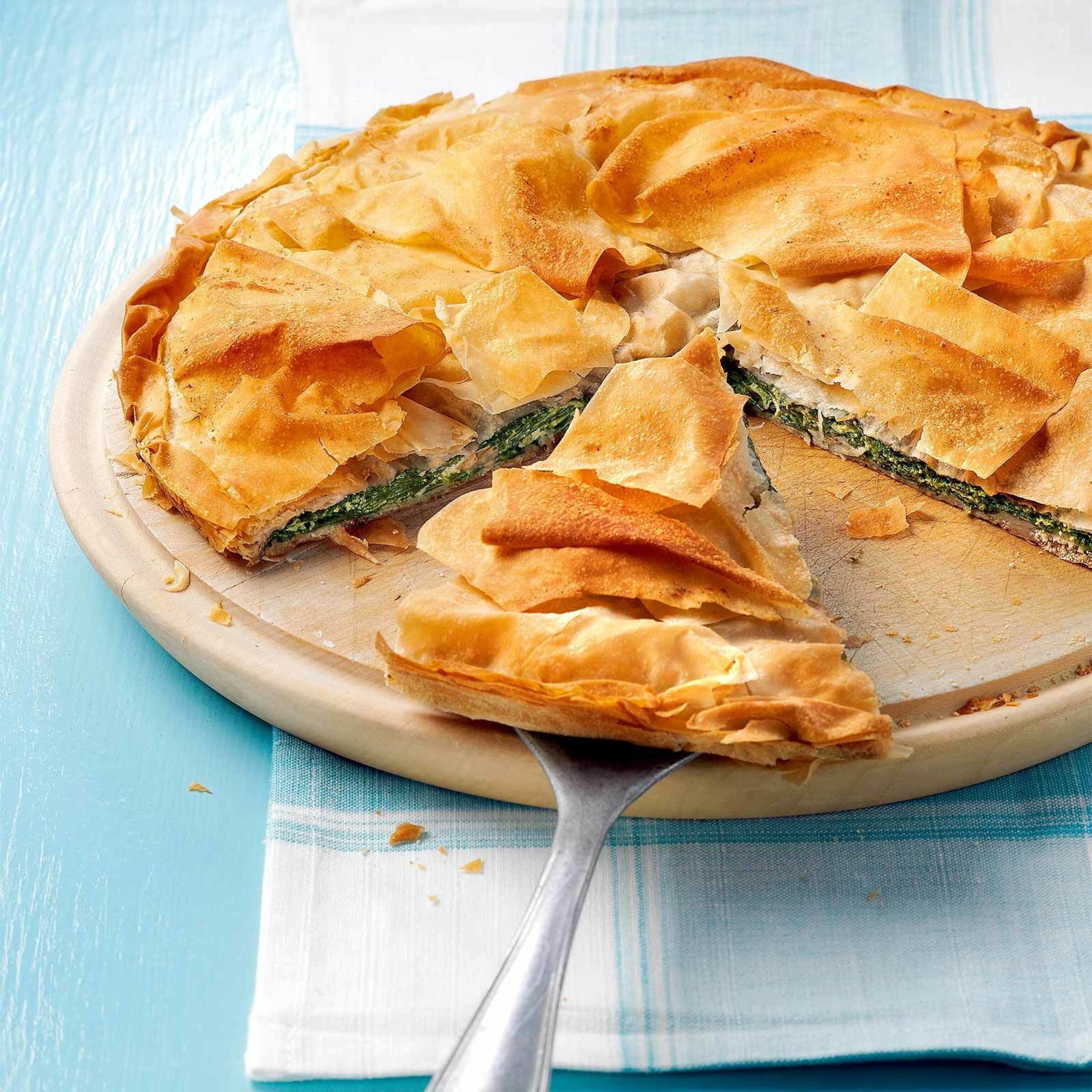 Spinat-Gorgonzola-Kuchen