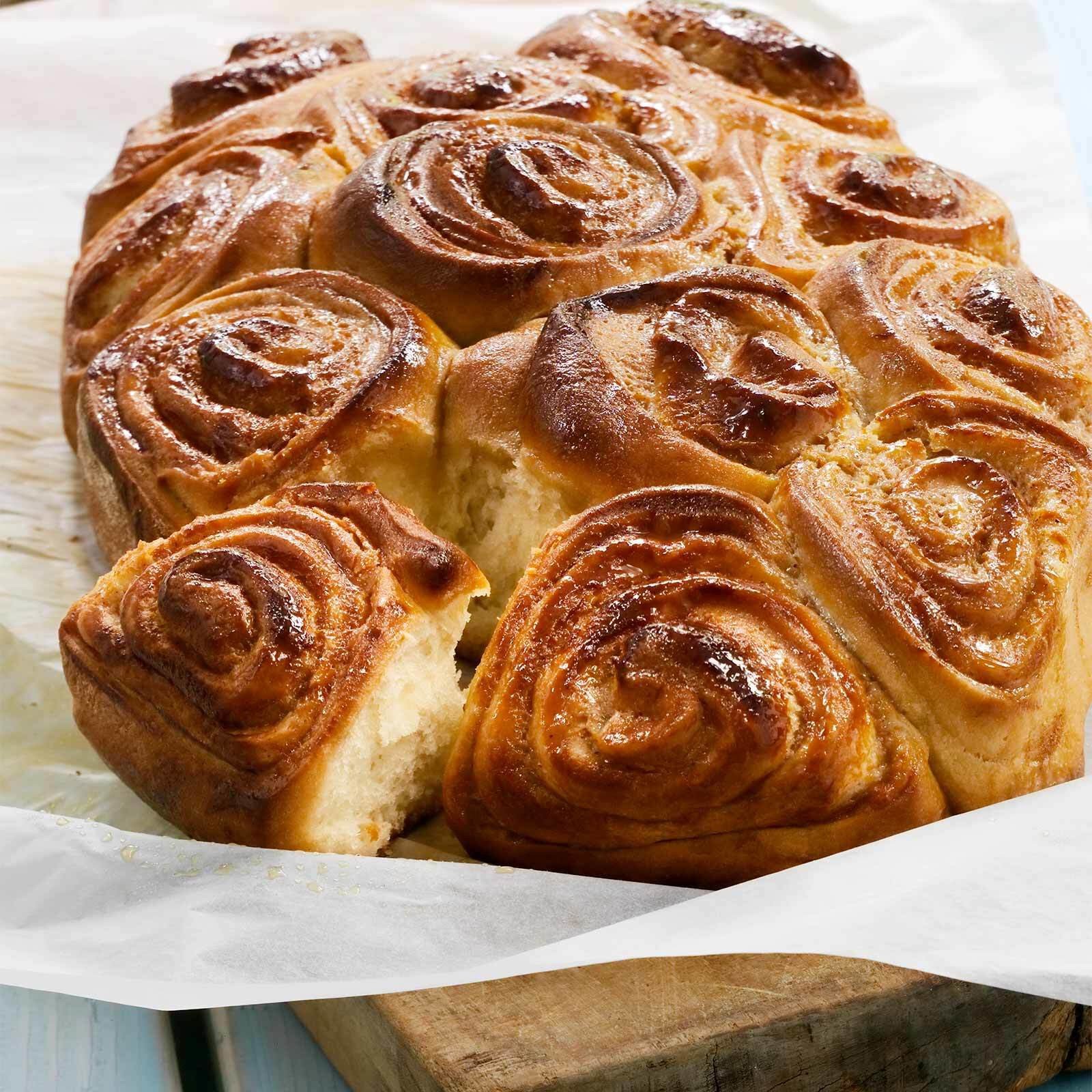 Escargots à la cannelle au séré