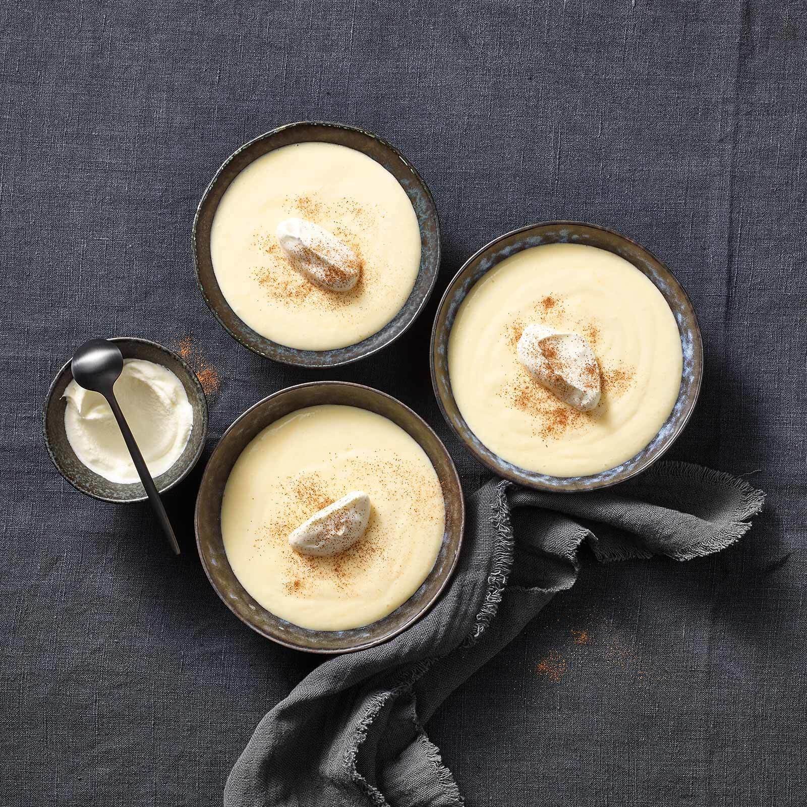 Crème au jus de pomme