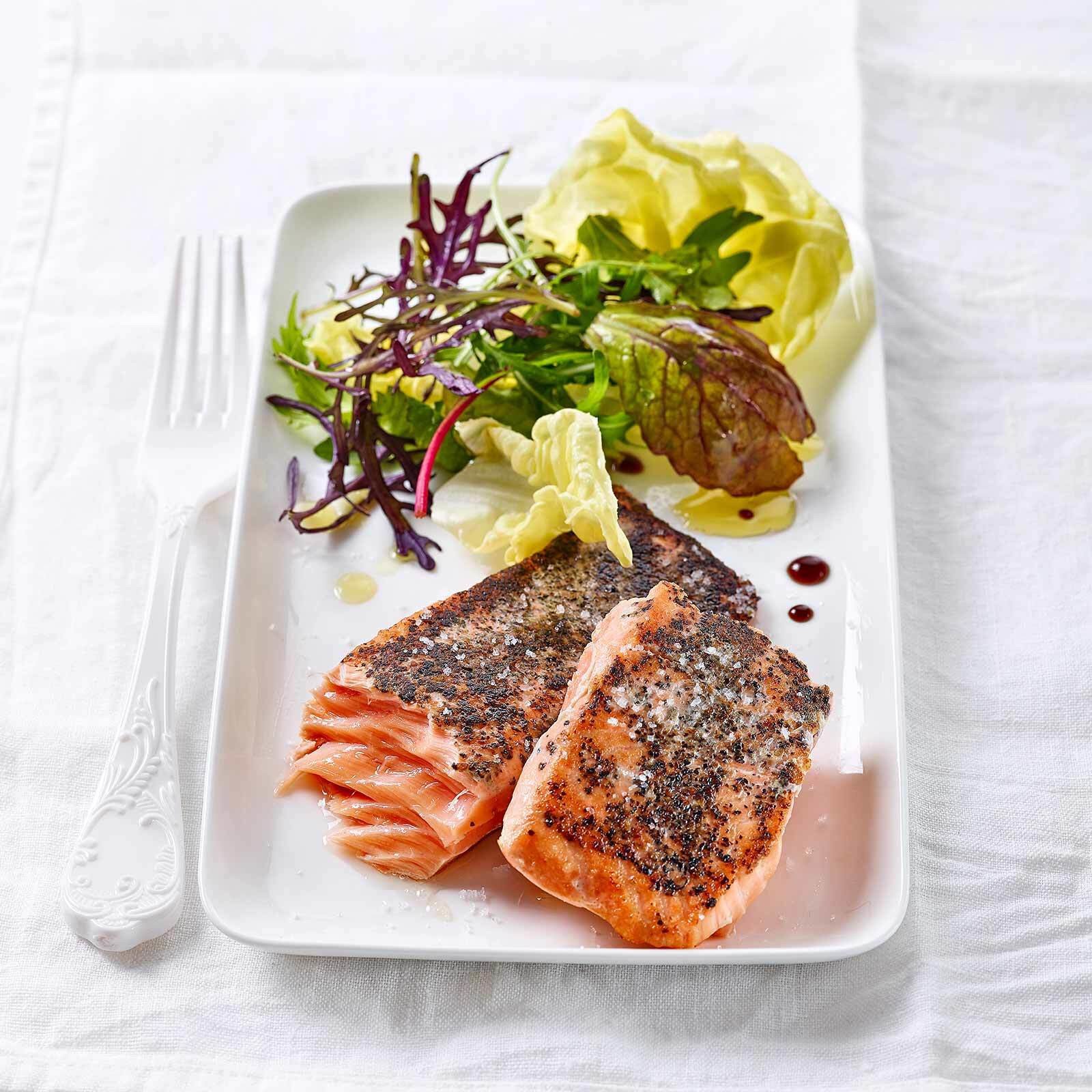 Zarter Pfeffer-Lachs