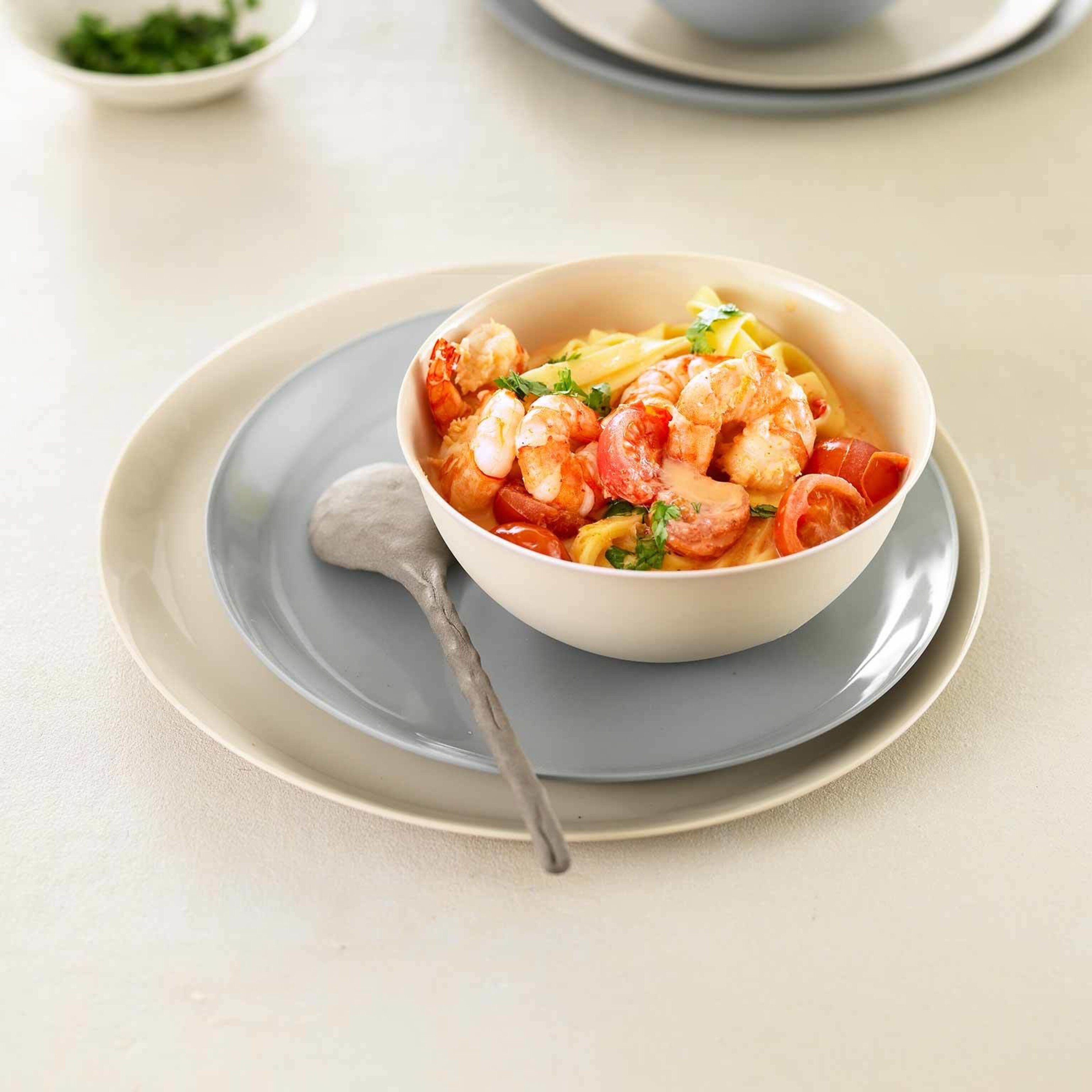 Crevettencurry mit Nudeln
