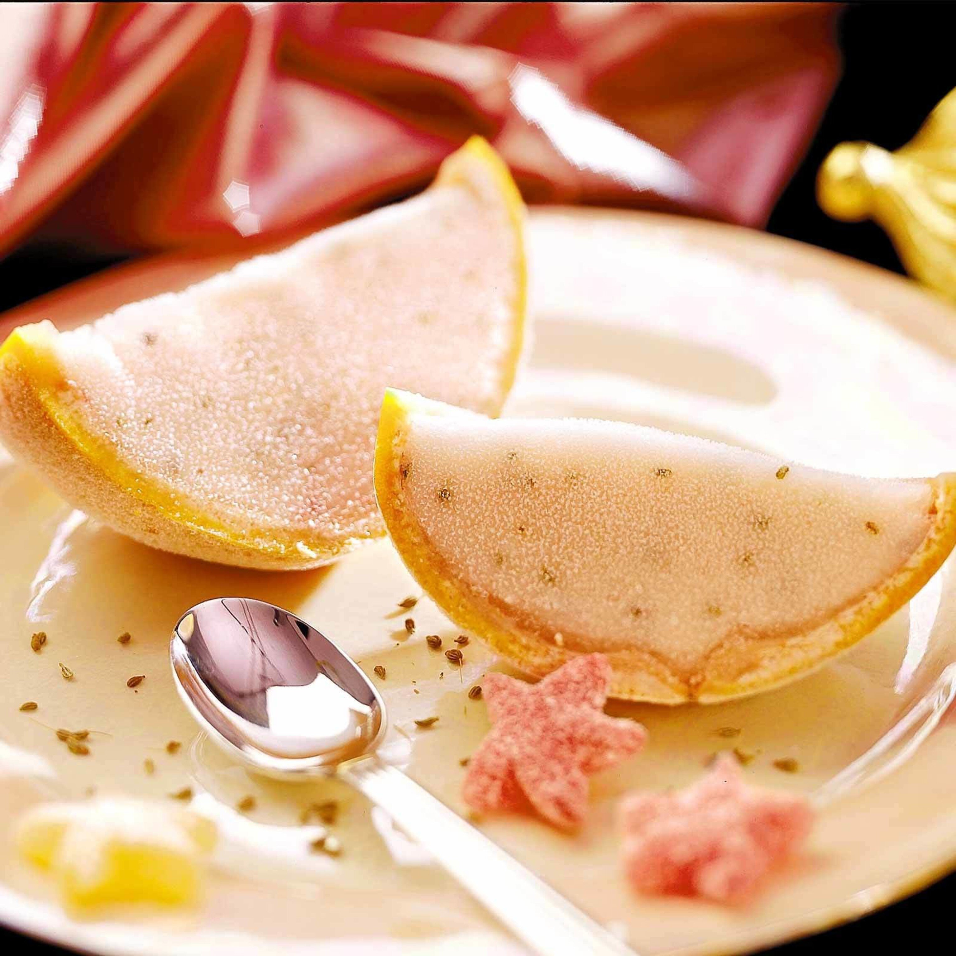 Sorbet au pamplemousse rose