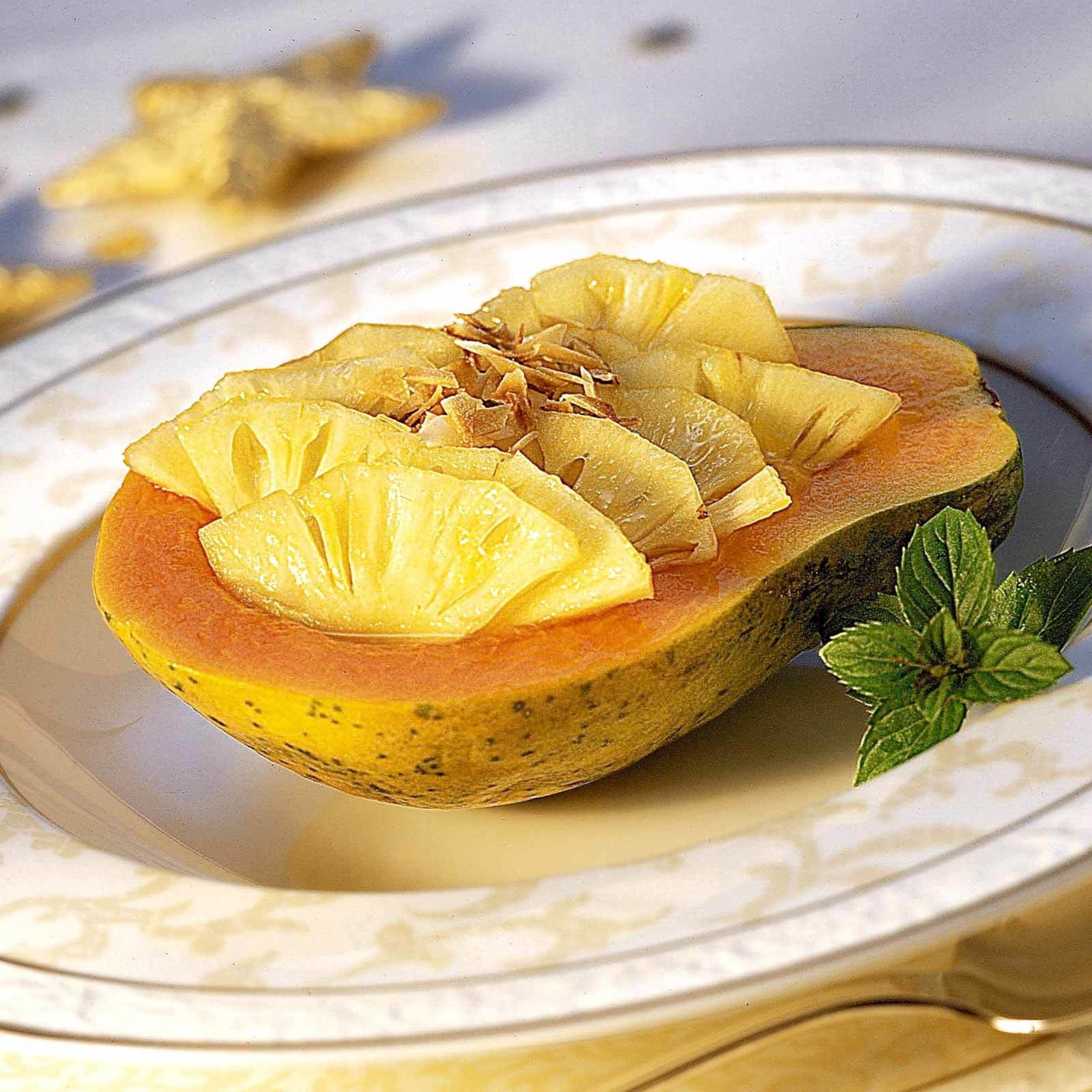 Gefüllte Papayas