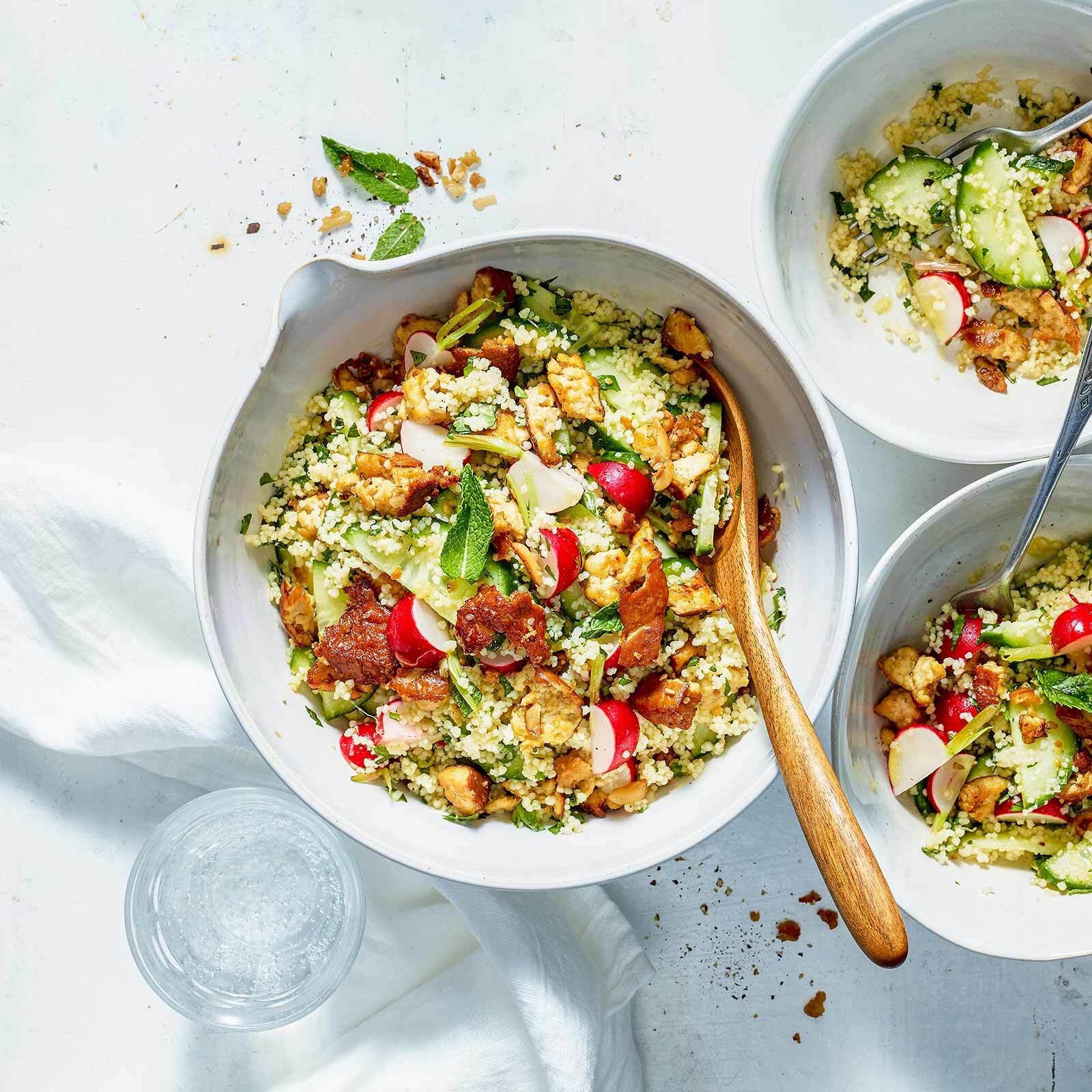 Salade de couscous au tofu