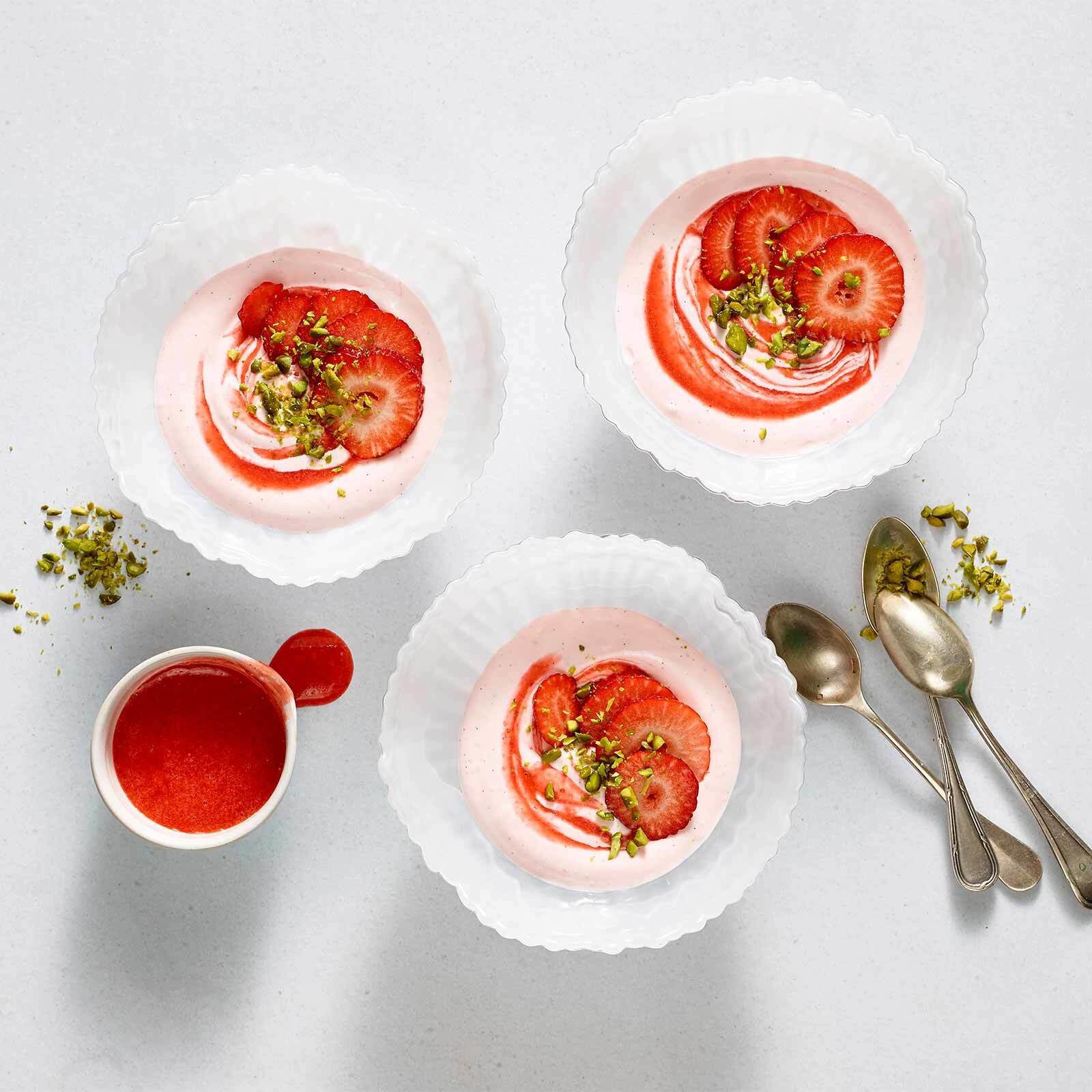 Crème de fraises
