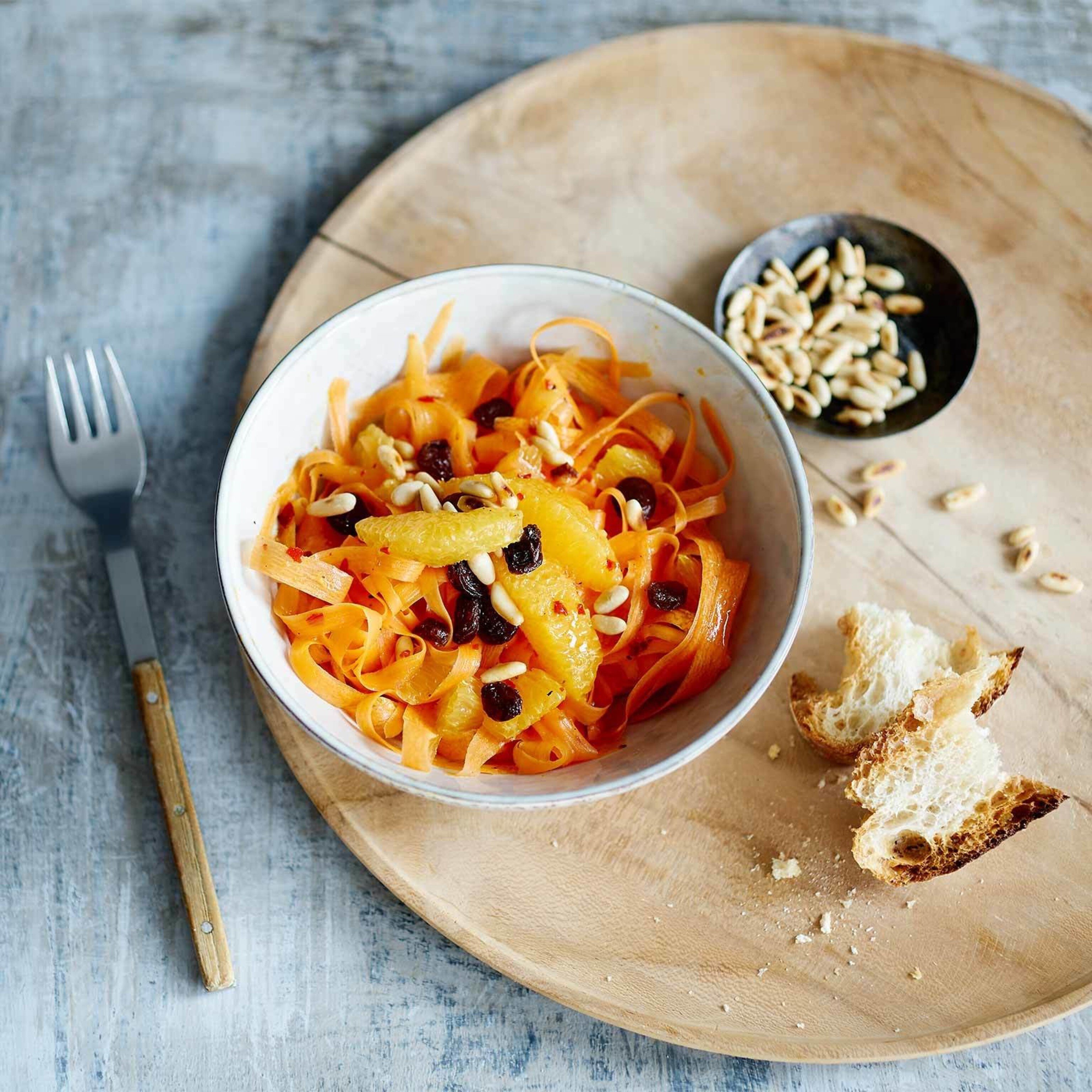 Salade carottes-oranges
