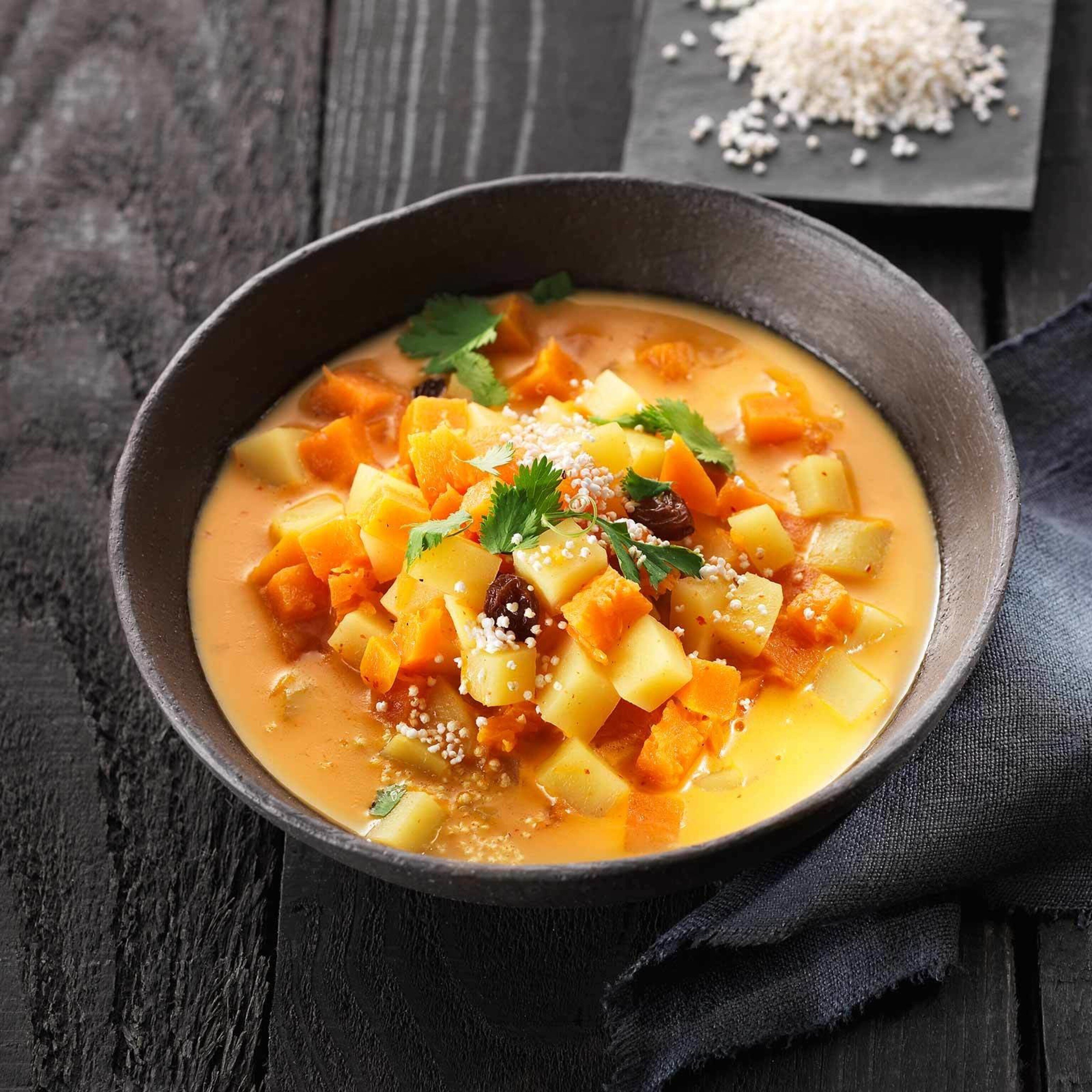 Kartoffel-Kürbis-Curry