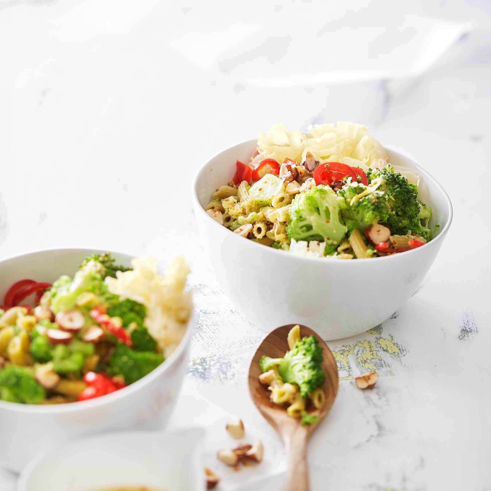 Pfiffiger Broccoli-Teigwaren-Salat
