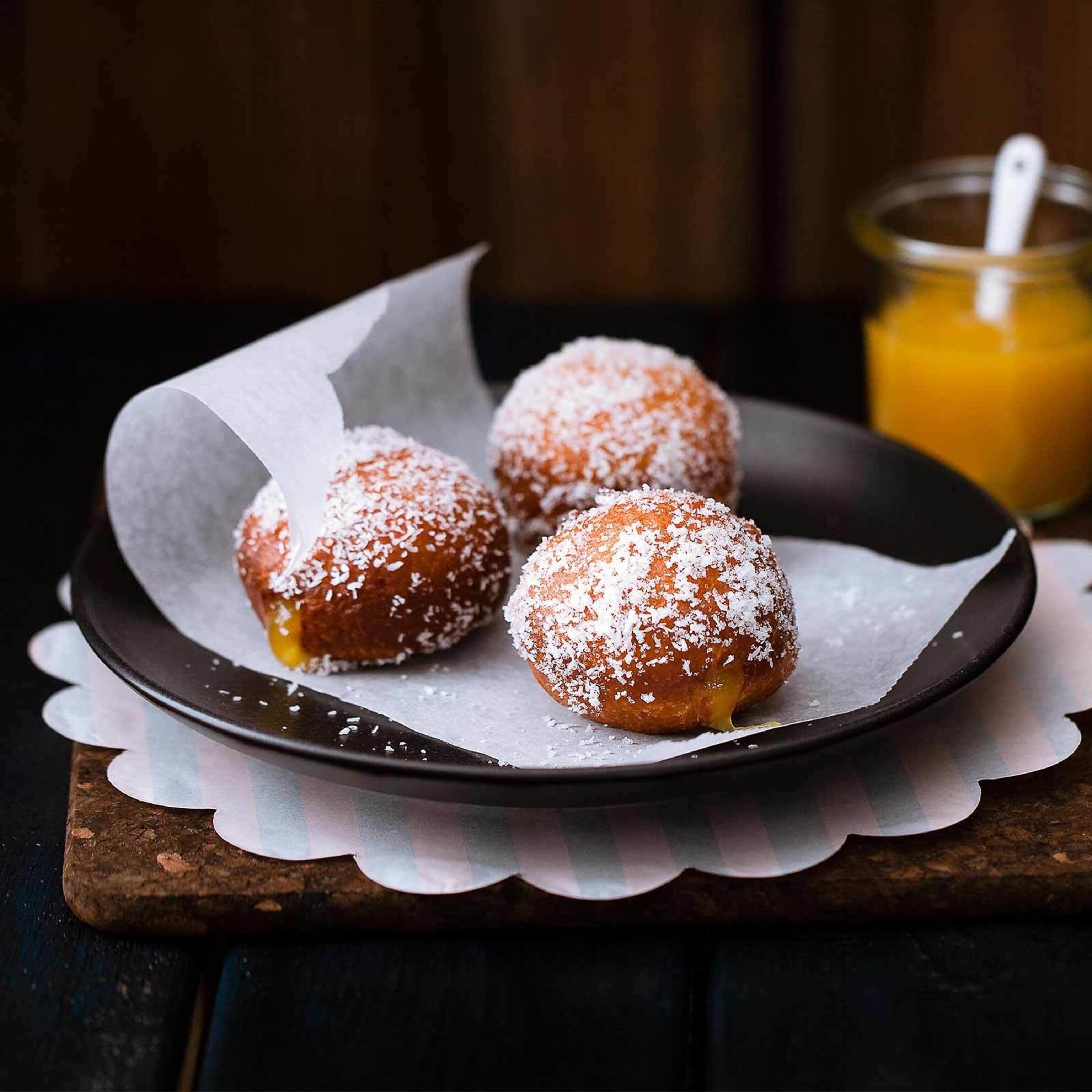 Boules de Berlin à la mangue