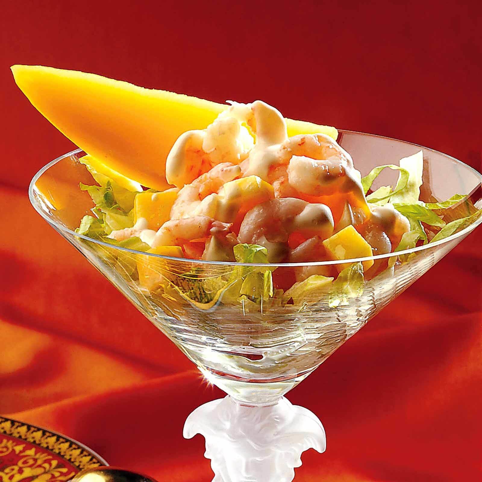 Cocktail de crevettes à la mangue
