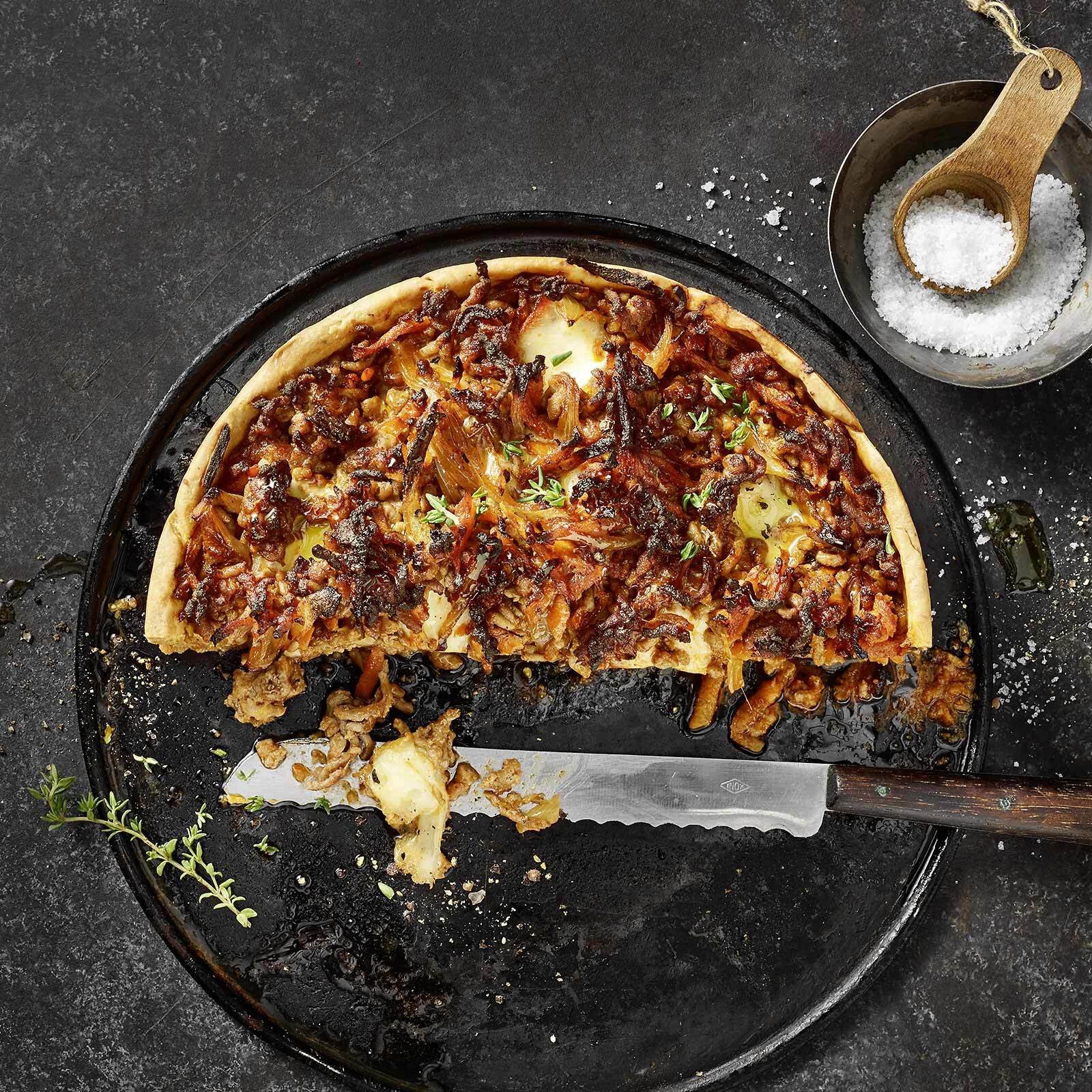 Hackfleisch-Quiche