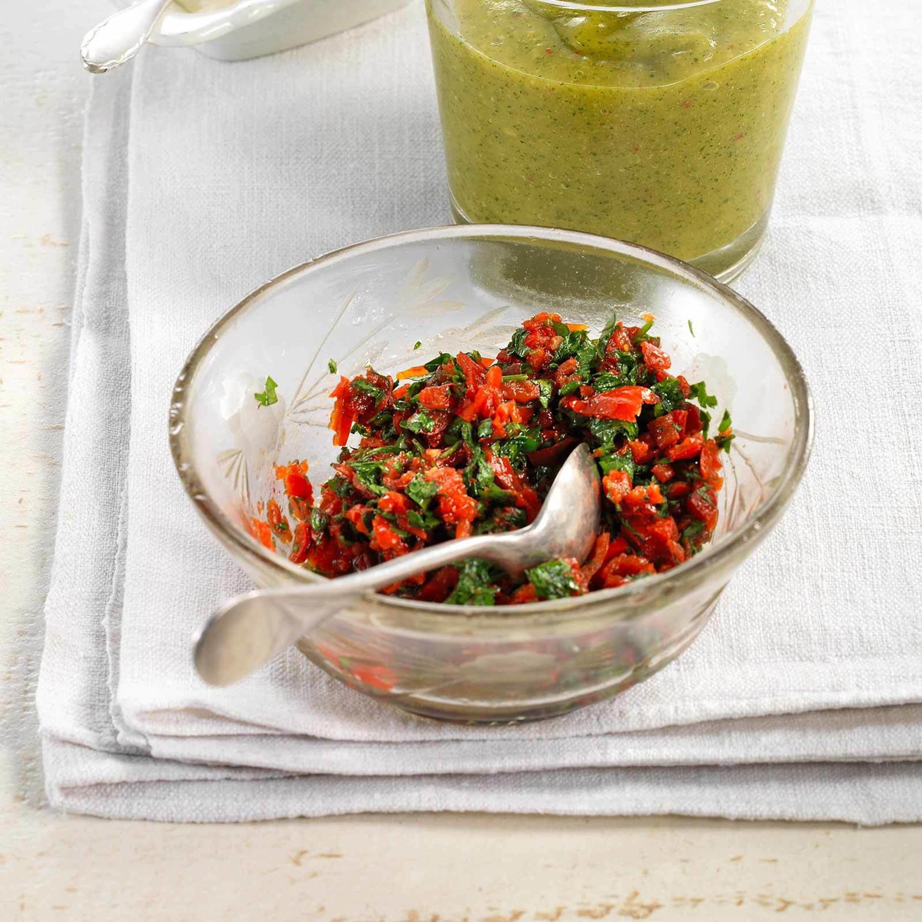 Gremolata mit Peppadews