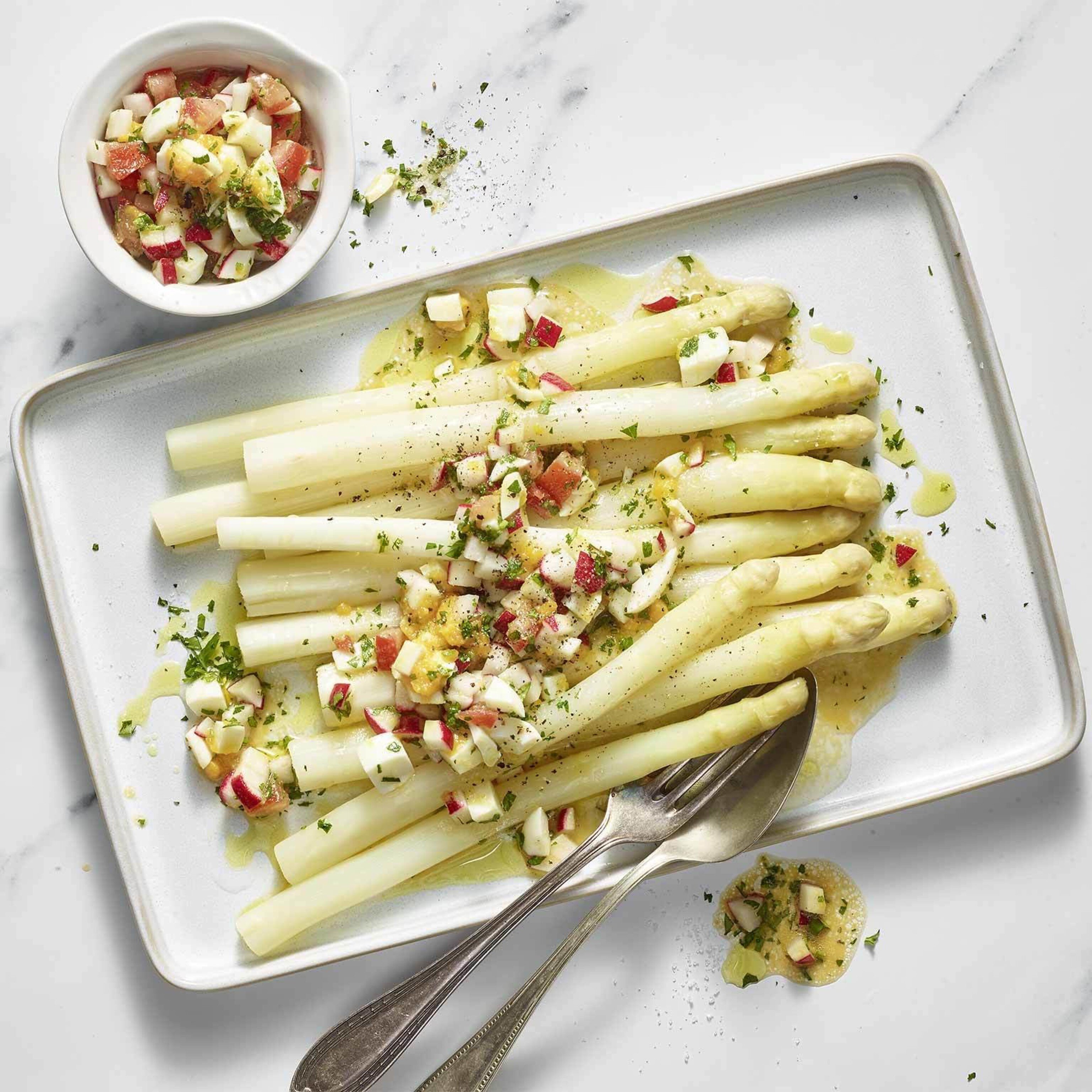 Asperges à la vinaigrette