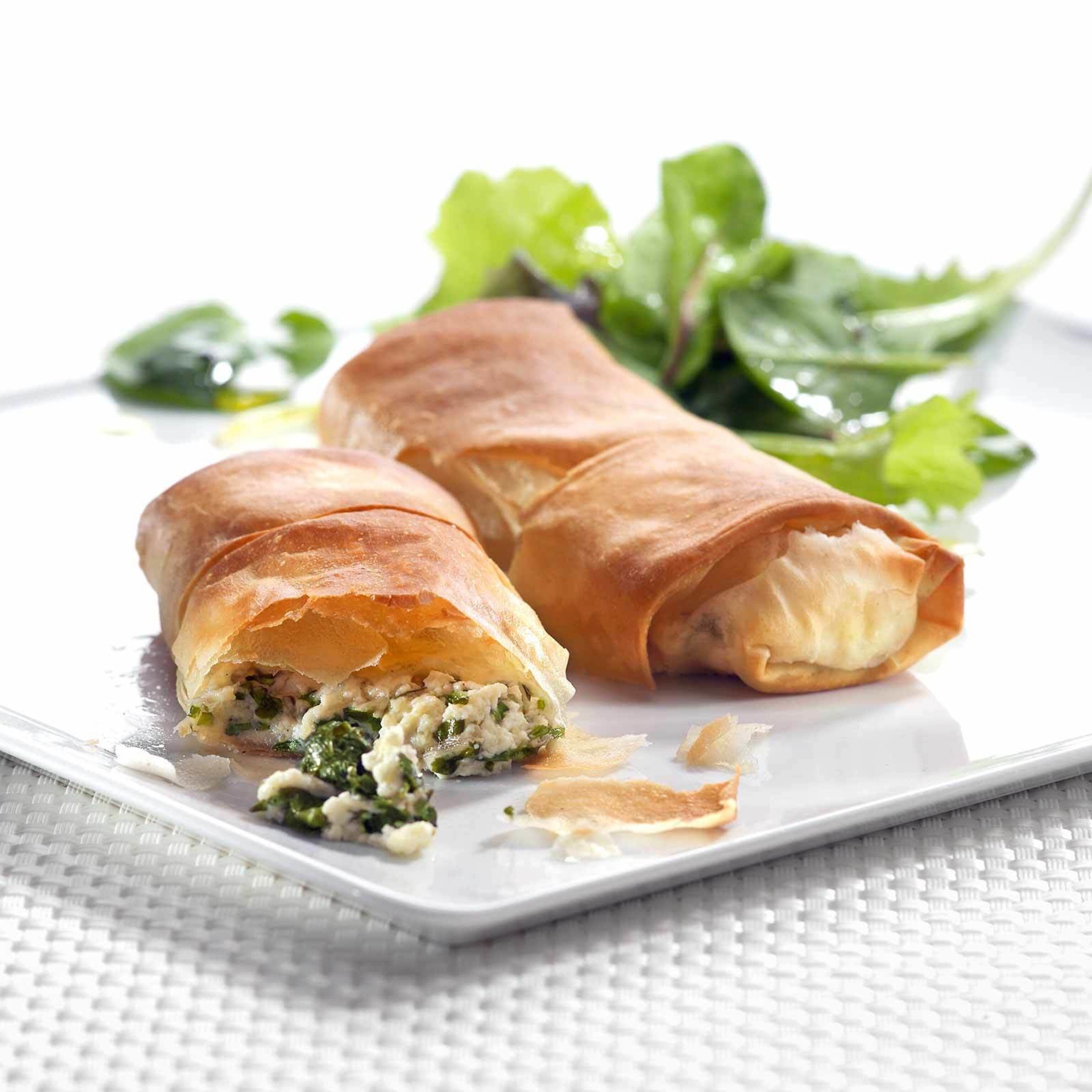 Frühlingsrollen mit Ricotta