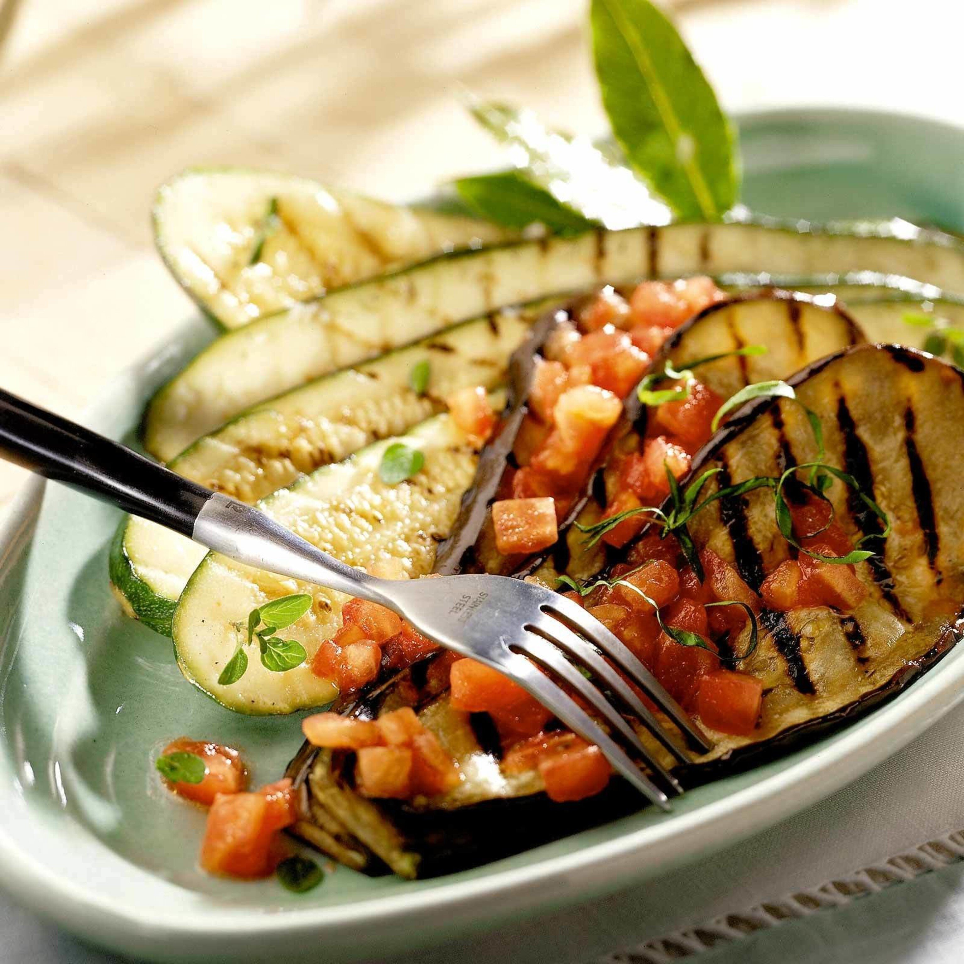 Aubergines grillées