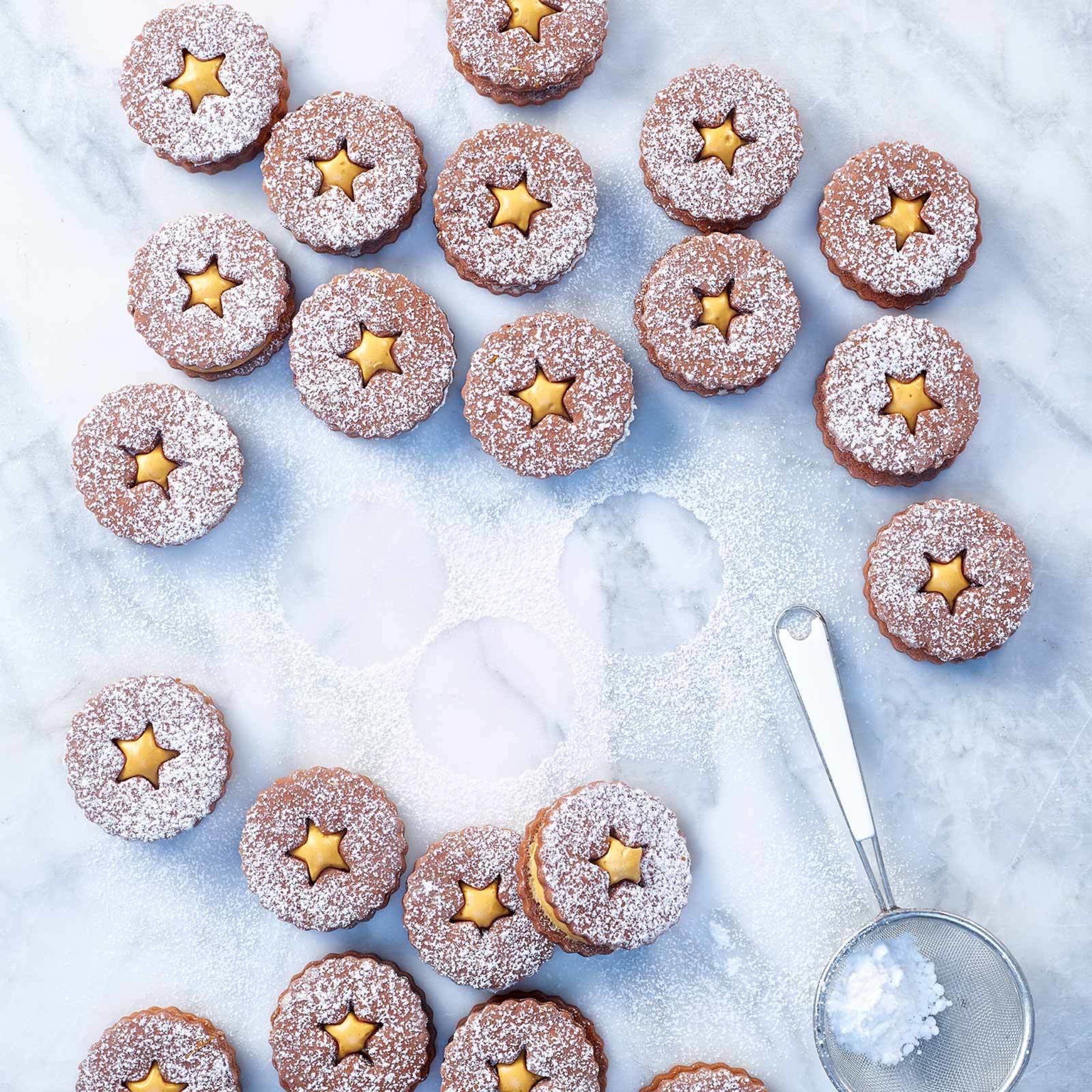 Glutenfreie Creme-brûlée-Spitzbuben