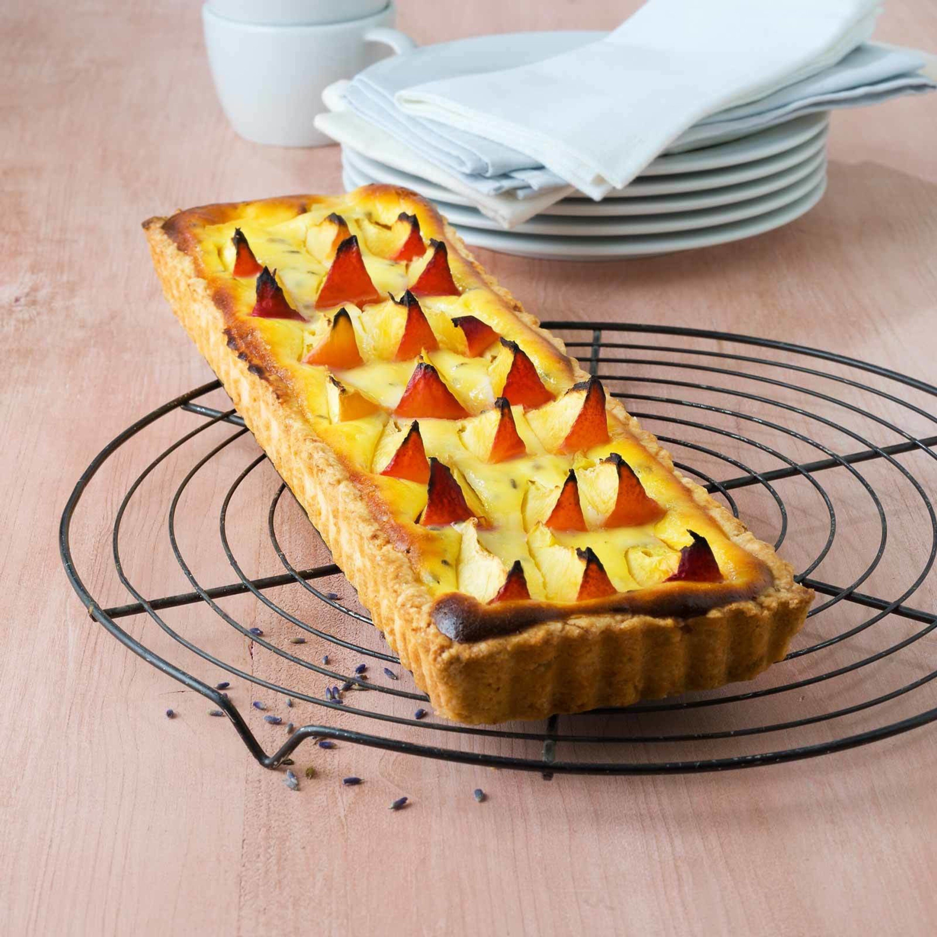 Cheese-cake aux nectarines