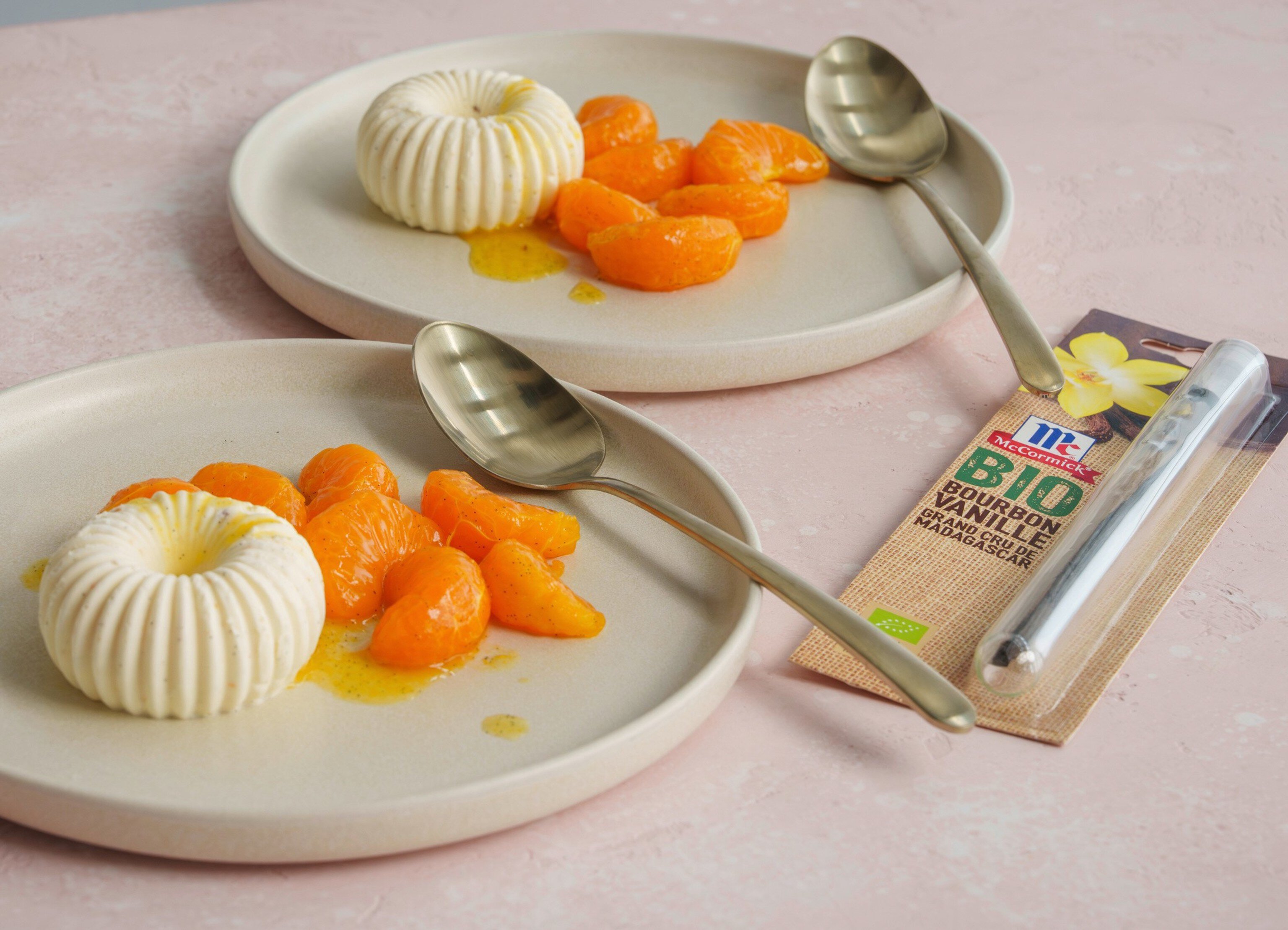 Parfait ricotta-mandarines