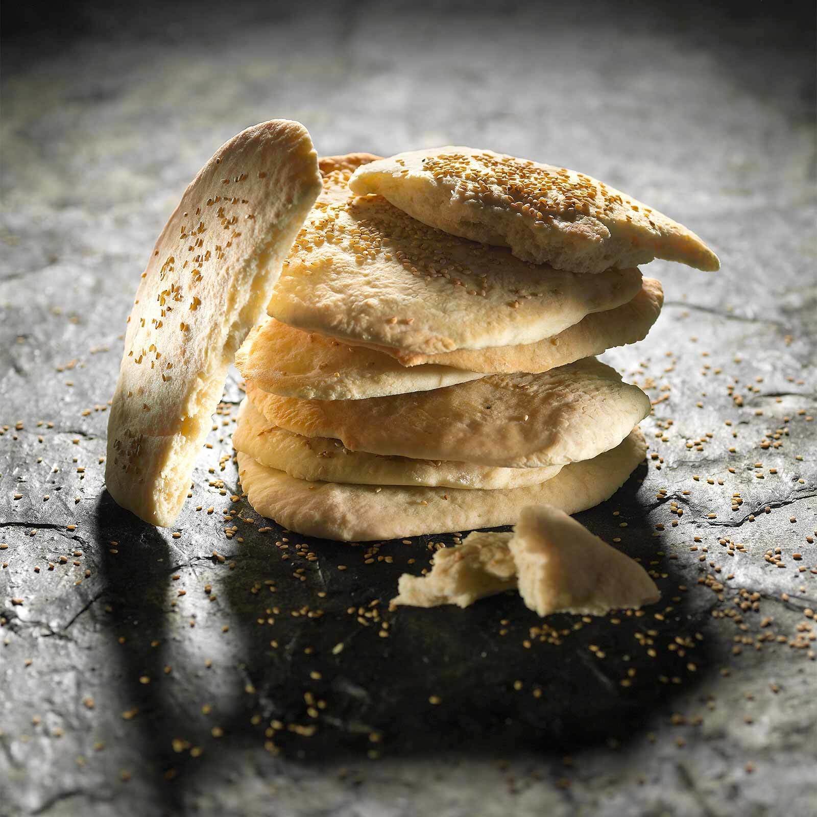 Sesam-Fladenbrot