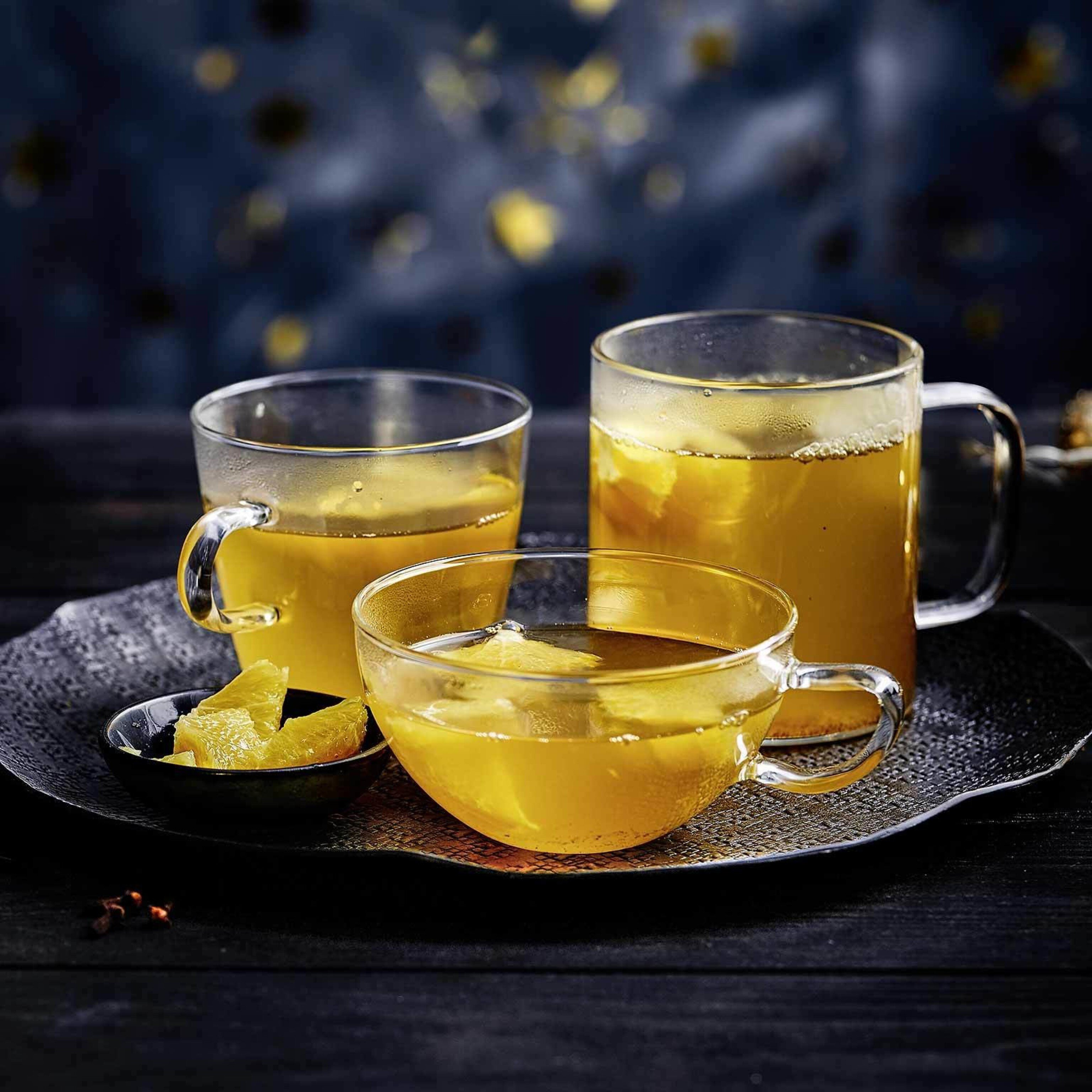 Weisser Glühwein