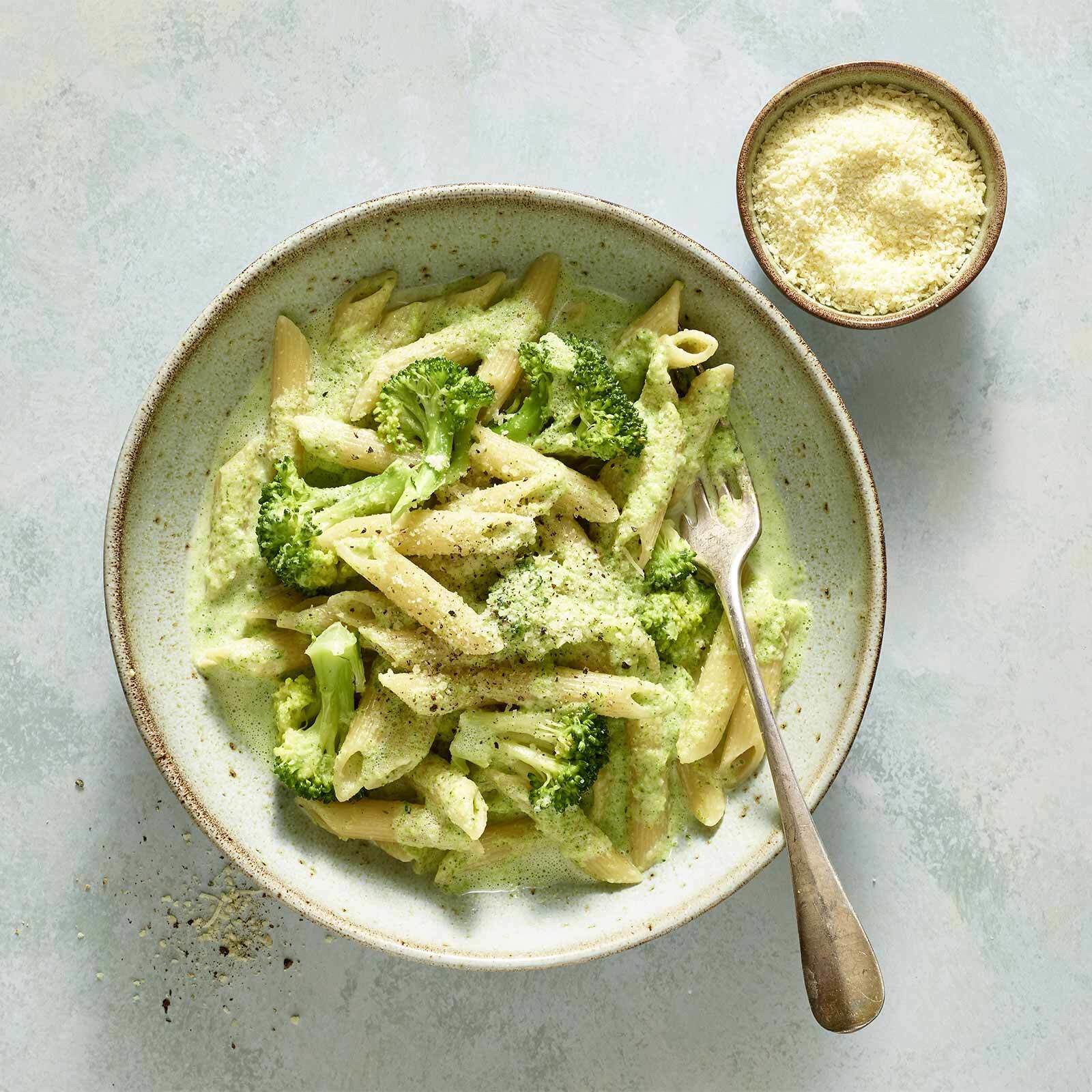 Broccoli-Rahmsauce mit Penne