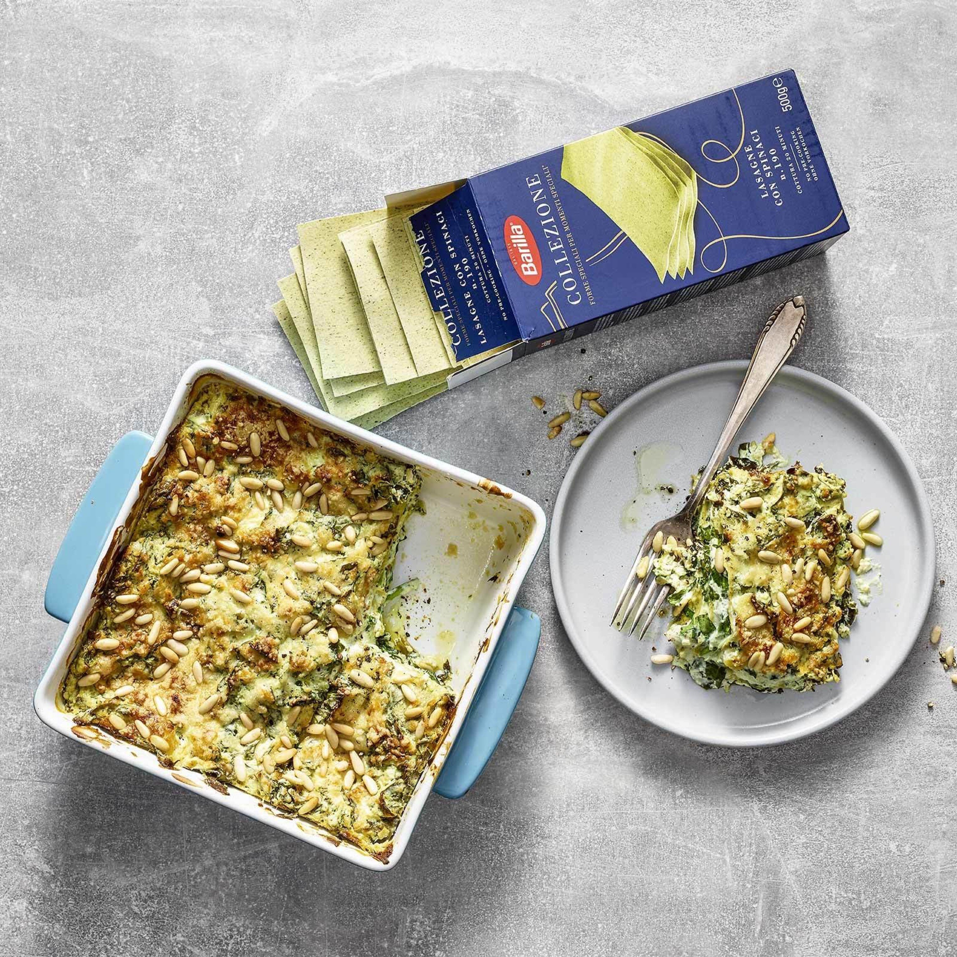 Spinat-Ricotta-Lasagne