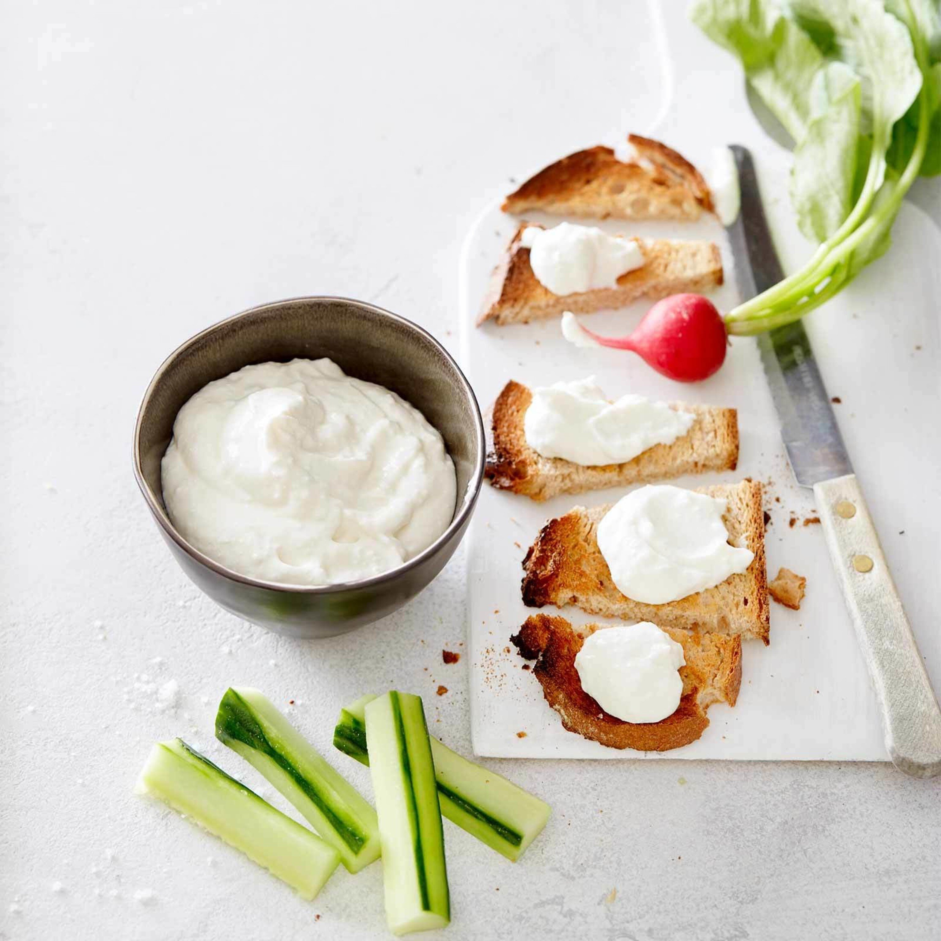 Dip corsé au fromage frais