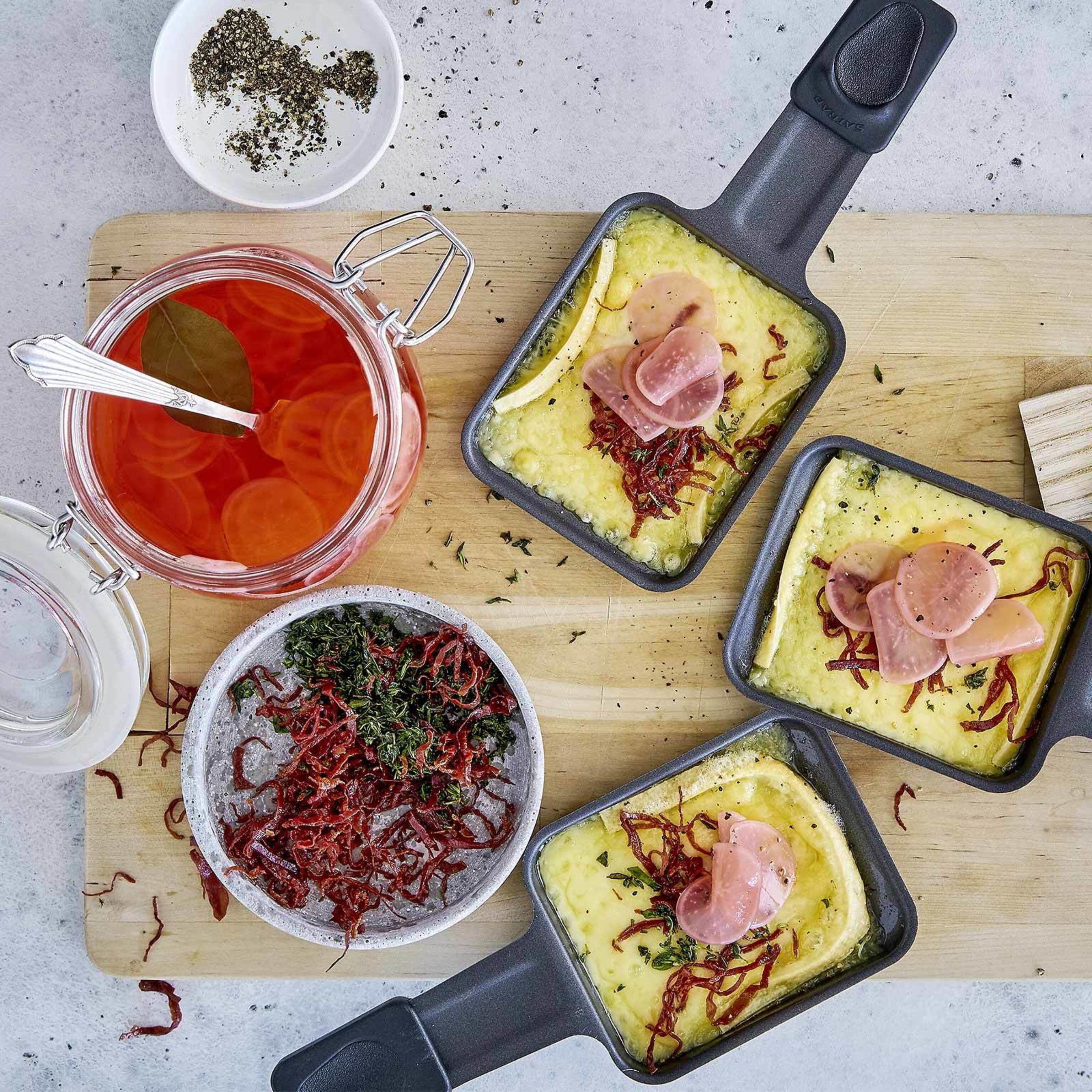 Raclette mit Radiesli-Pickles