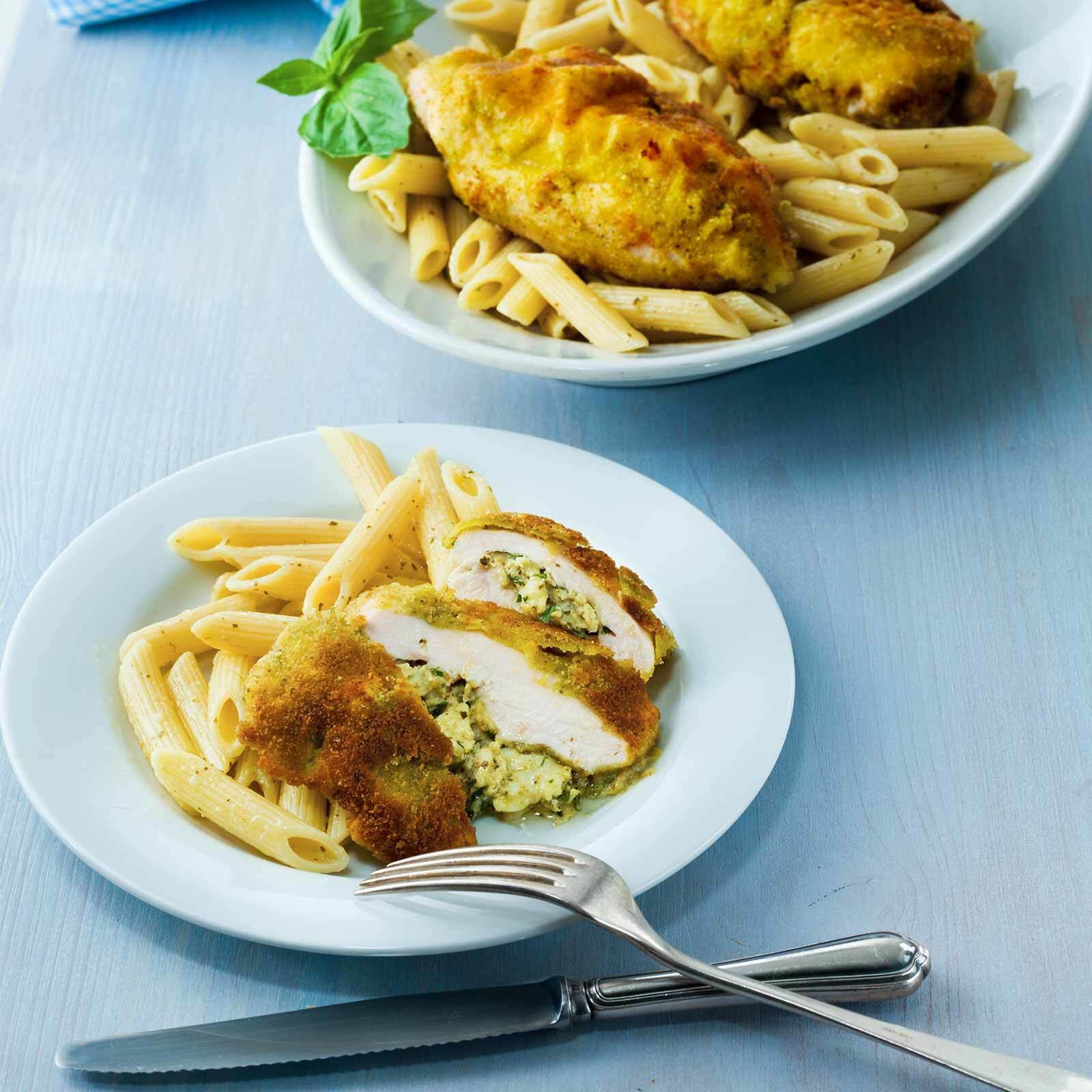Suprême de poulet farci à la mozzarella