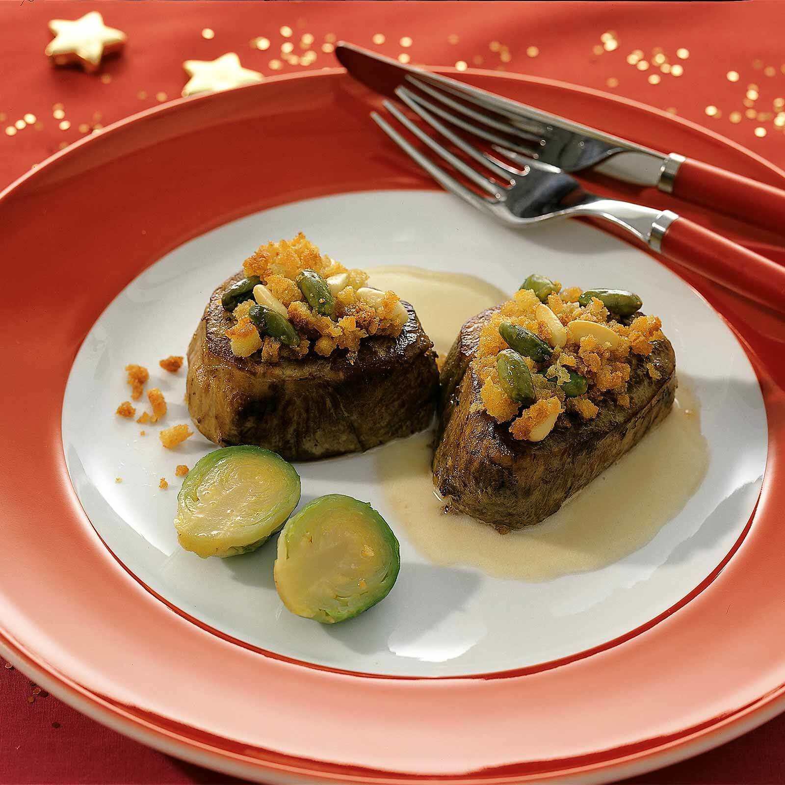 Médaillons de veau sauce champagne