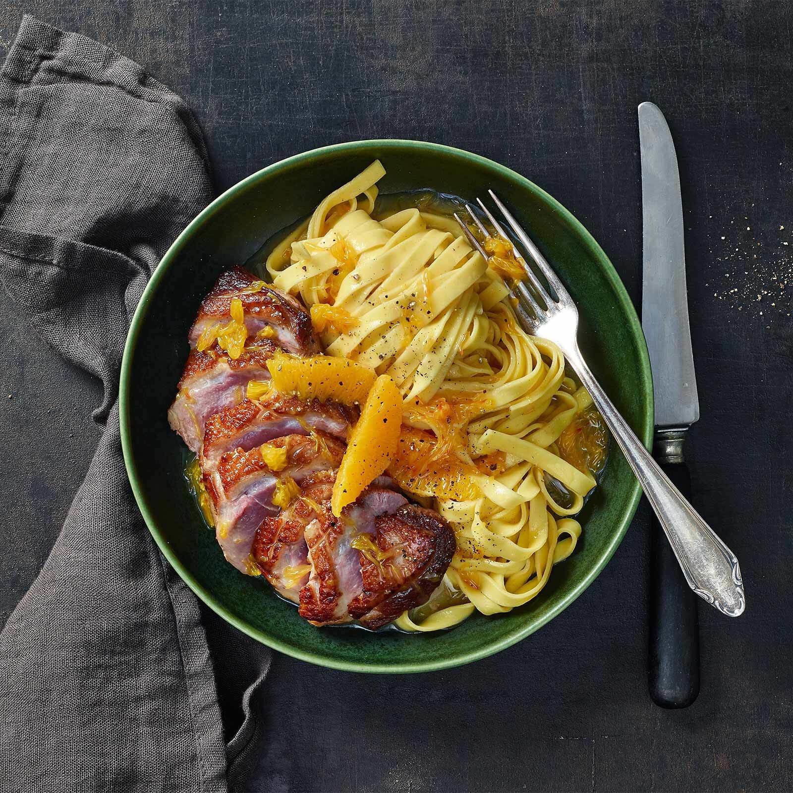 Magrets de canard sauce à l’orange
