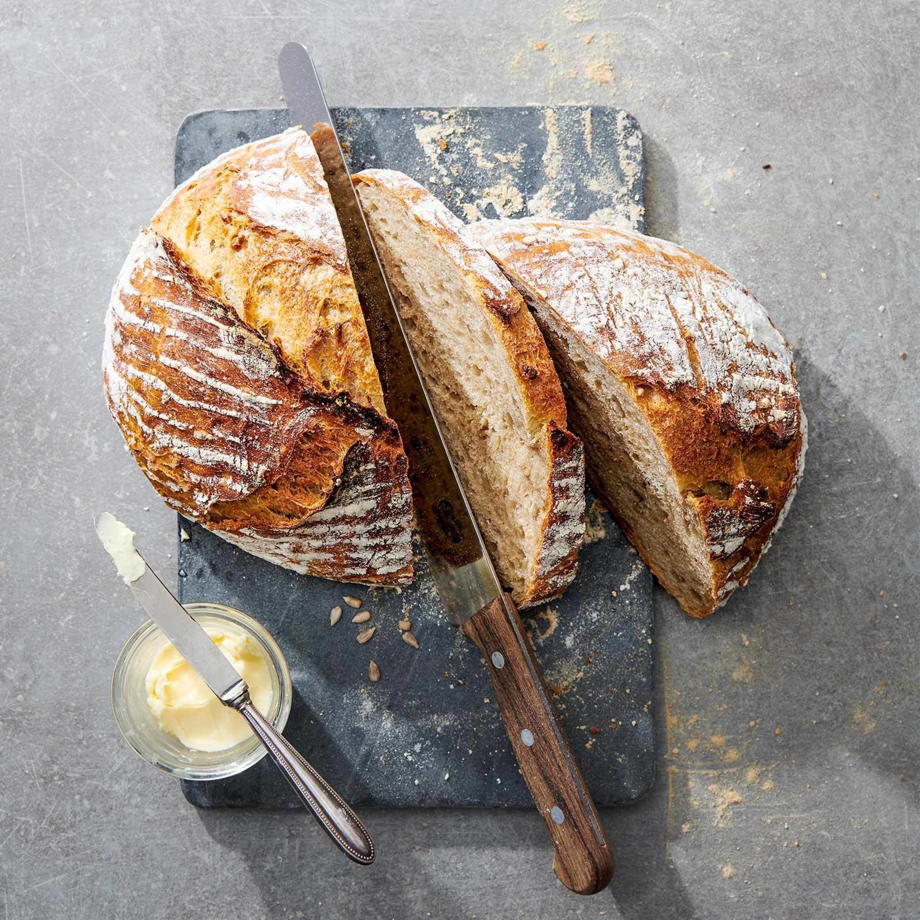 Bauernbrot ohne Kneten