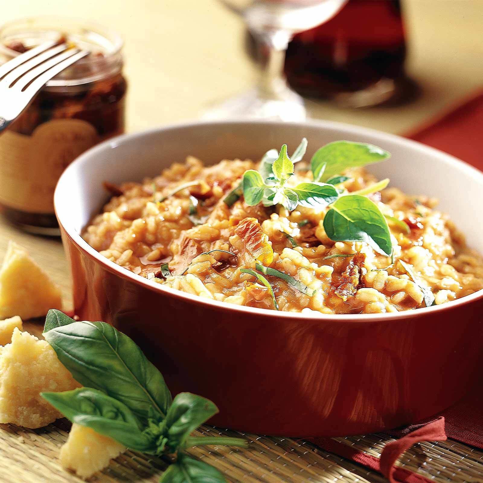 Risotto aux tomates séchées