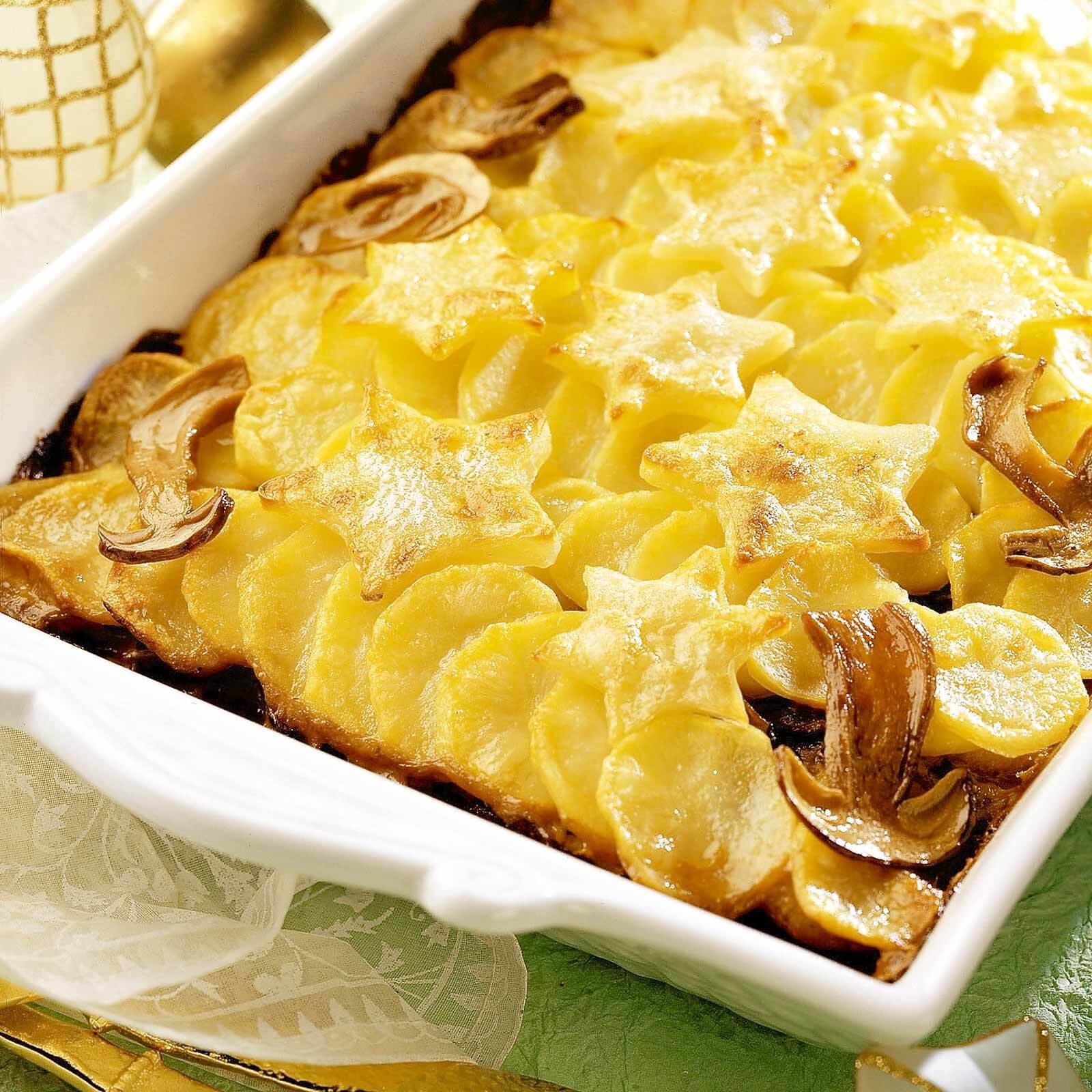 Kartoffel-Steinpilz-Gratin